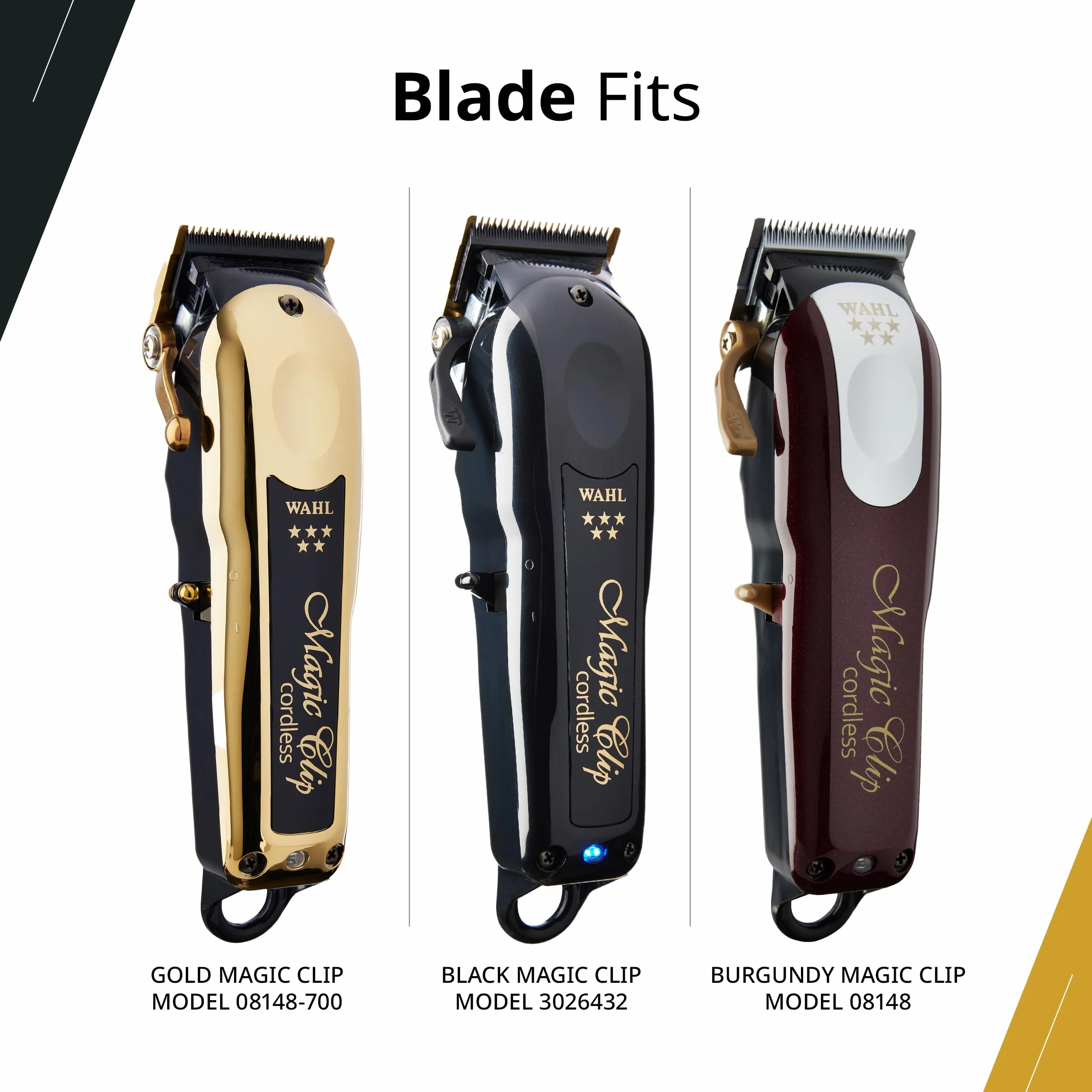 Wahl Professional Magic Clip Bezprzewodowy 2-otworowe Ostrze Stagger-Tooth