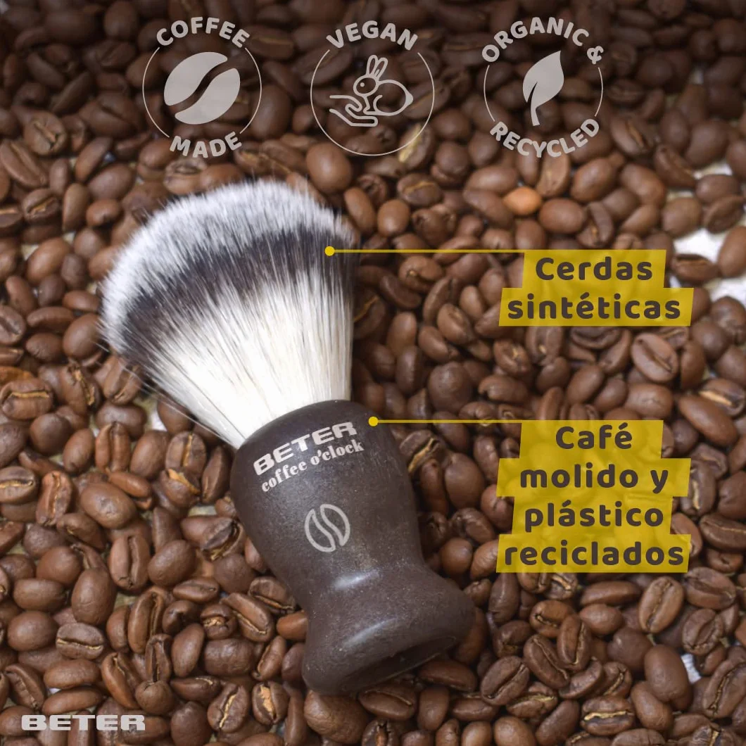 Beter Pędzel do golenia syntetycznym włosiem dla wegan Coffee O'clock