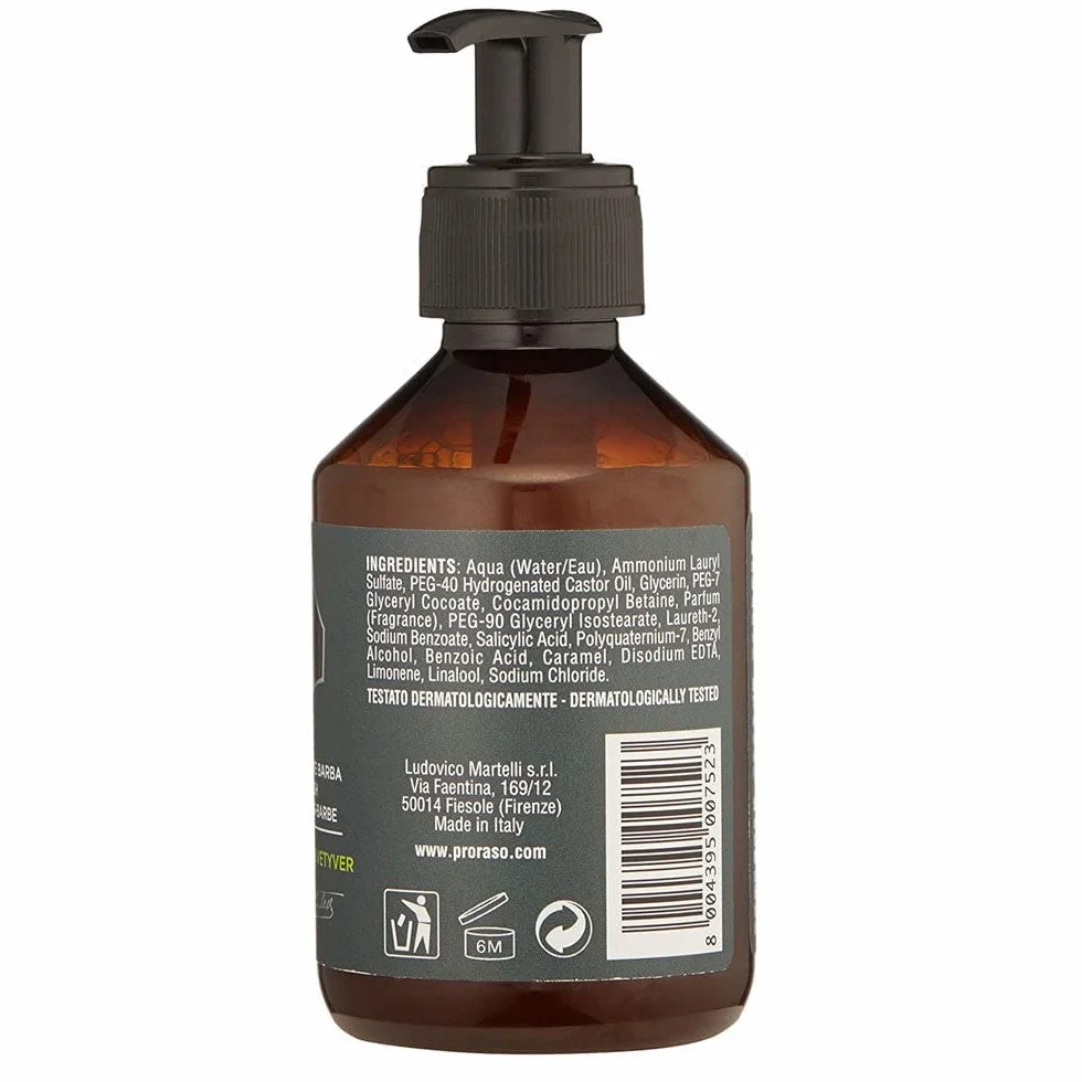 Proraso Cyprys a Vetyver Broda Umyć 200 ml