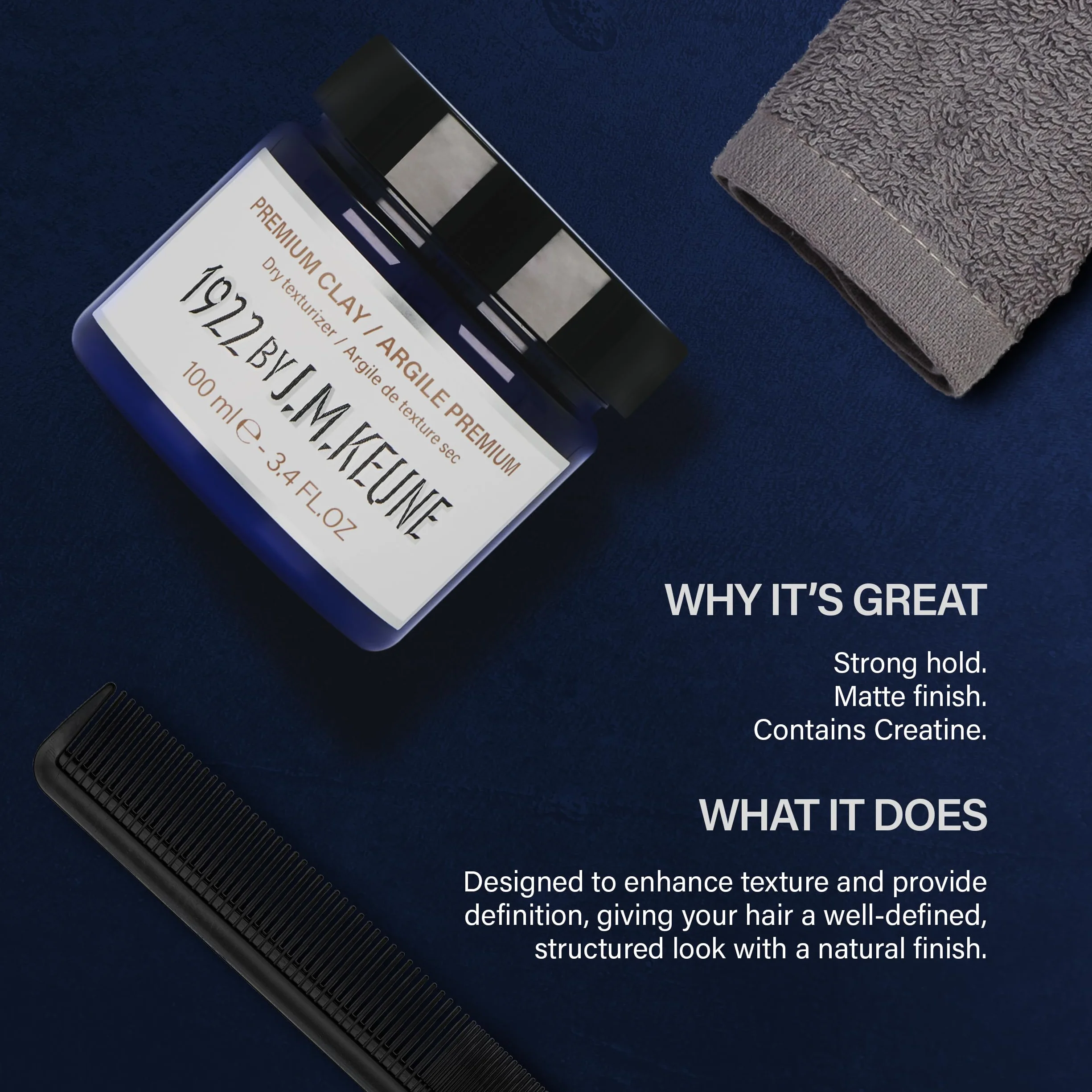 KEUNE 1922 By JM Keune Moldable Clay 75 ml