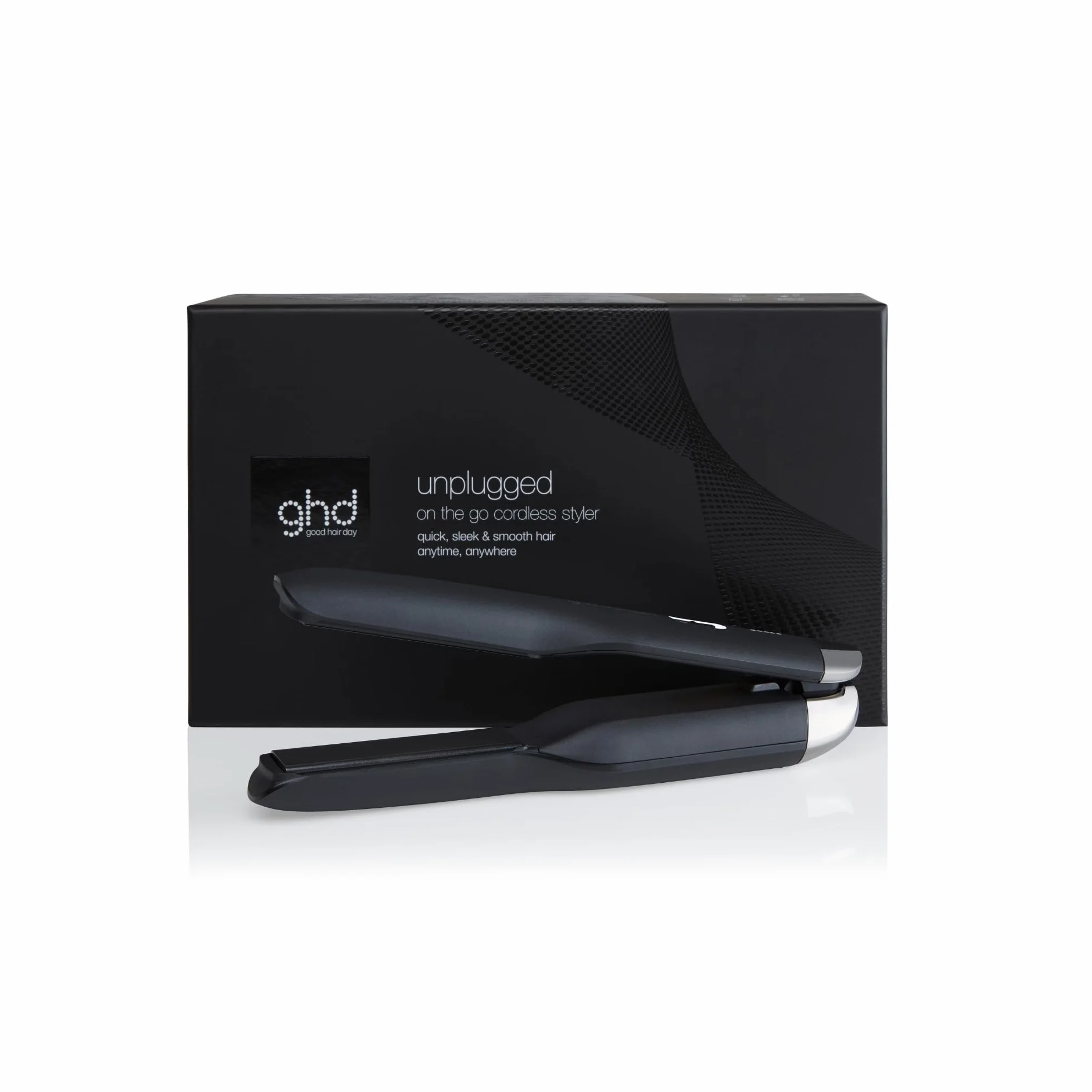 GHD - Styler Unplugged - Bezprzewodowa prostownica do włosów, 12,8 x 5,2 cm (Czarna)