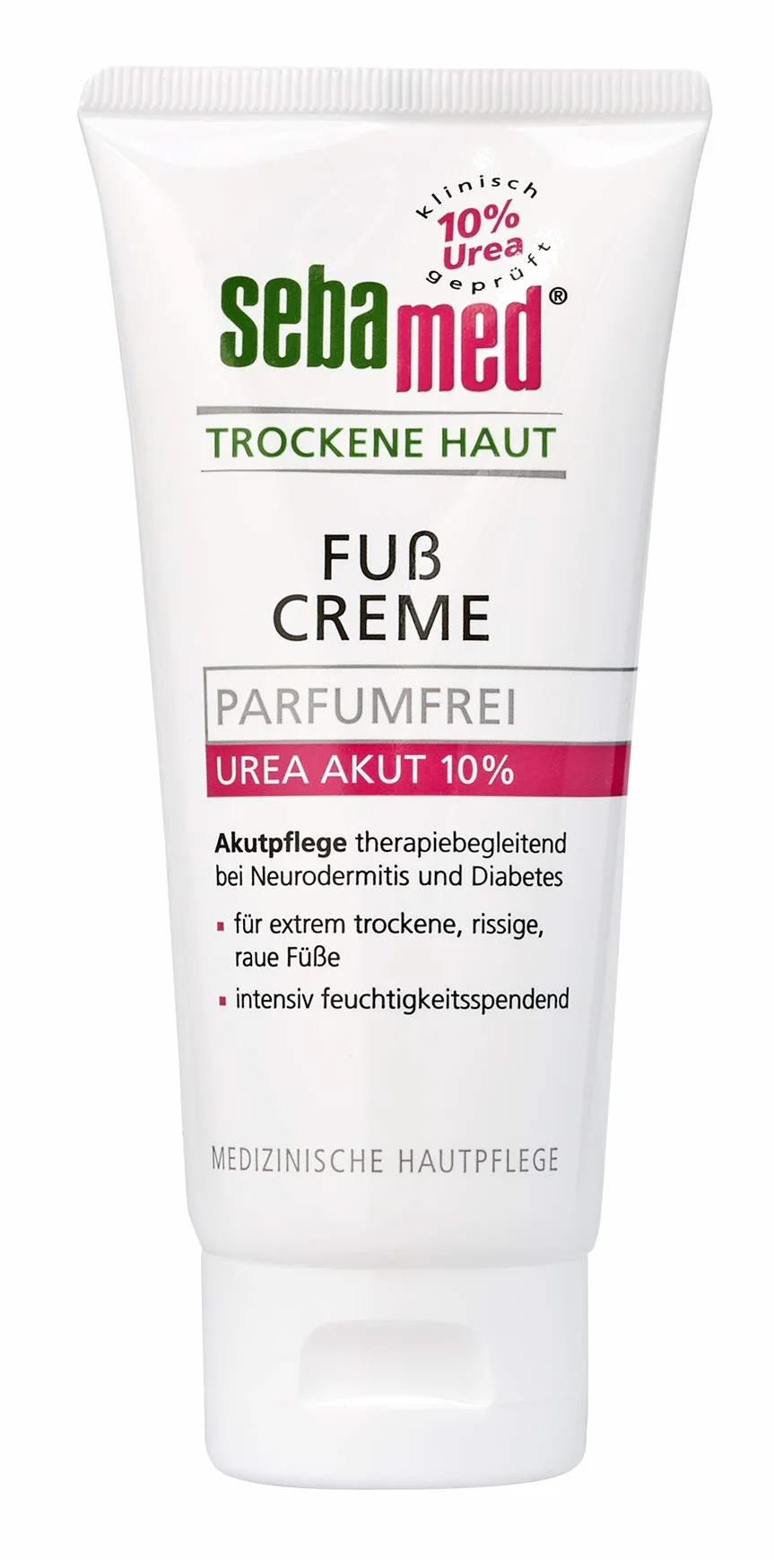 Sebamed Krem do stóp do suchej skóry, 10% bez perfum, do bardzo suchych, popękanych i szorstkich stóp, przyswajalność potwierdzona dermatologicznie klinicznie, 100 ml