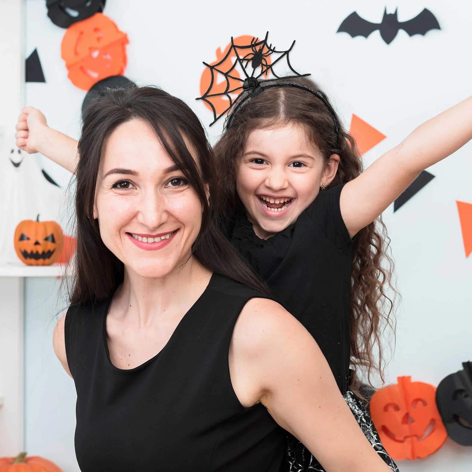 Opaska na głowę na Halloween, pajęczyna, obręcz do włosów, cosplay, maskarada, pająk, fascynator, nakrycie głowy, pająk, akcesoria do włosów dla kobiet, Halloween, impreza, cosplay, maskarada,