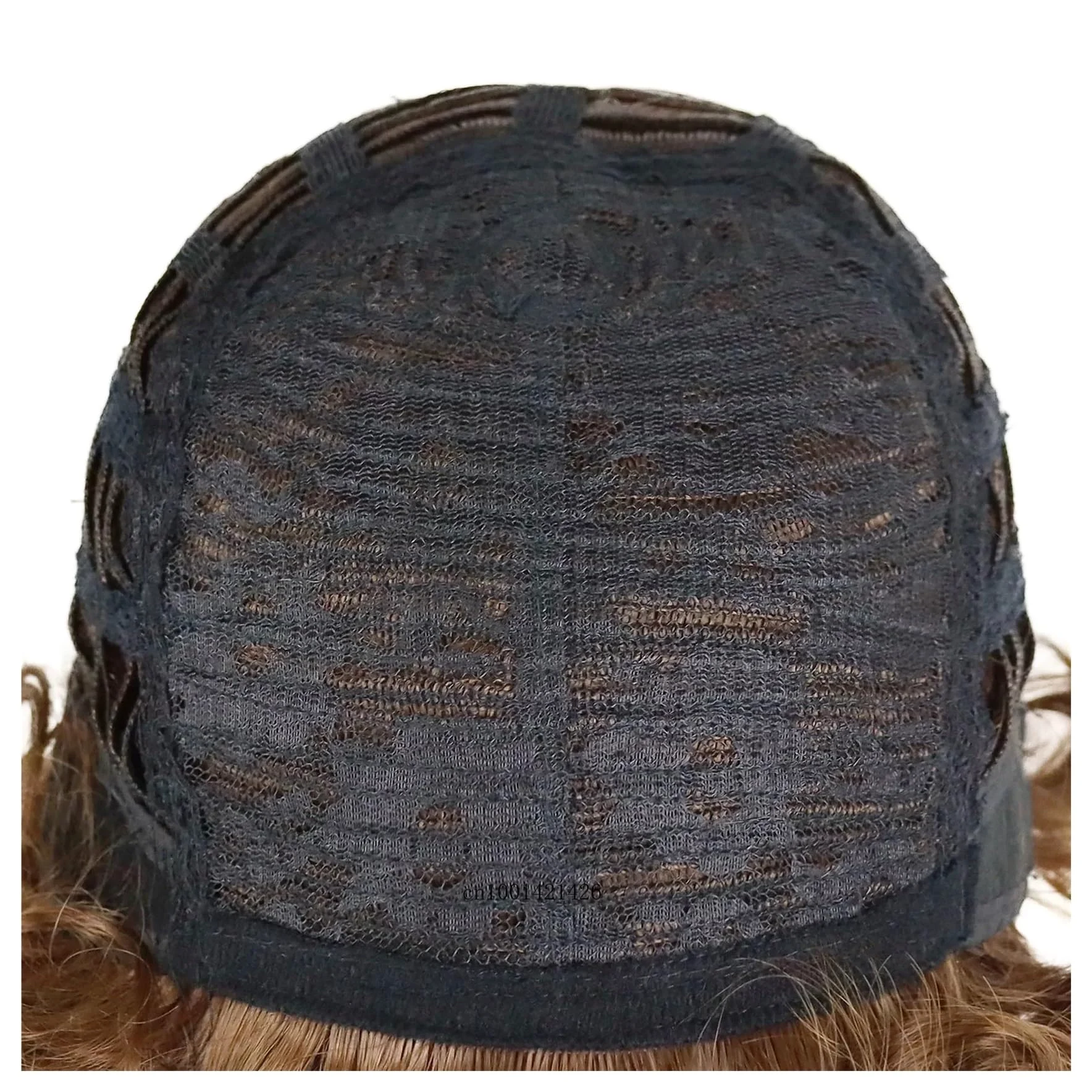 1 szt. Czarna peruka z kręconymi włosami dla kobiet Krótkie brązowe peruki syntetyczne Damskie fryzury Casual Style Zamiennik Afro loki Natural Mommy Soft