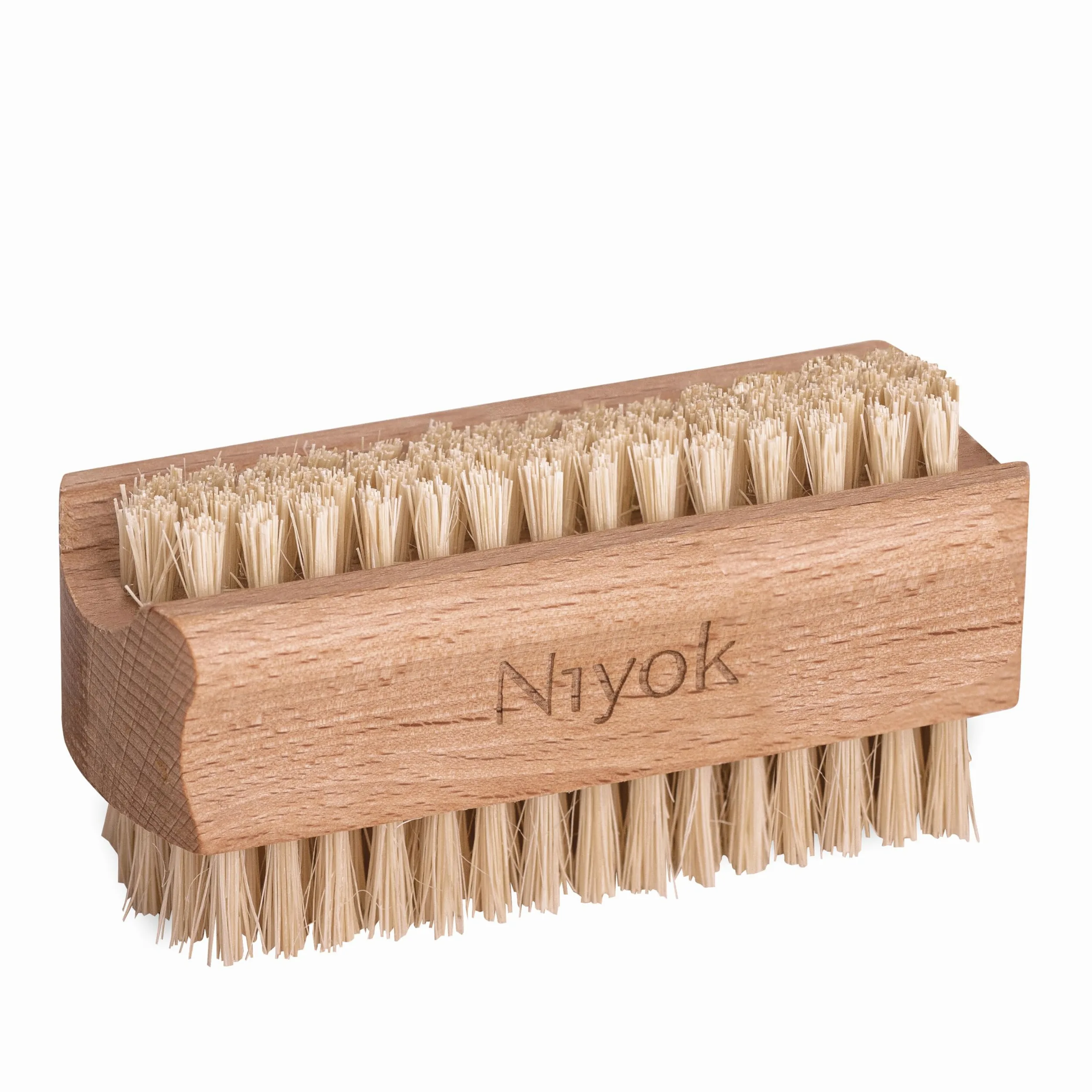 4022 NIY NIYOK szczotka do mycia ręcznego, dwustronna, drewno bukowe