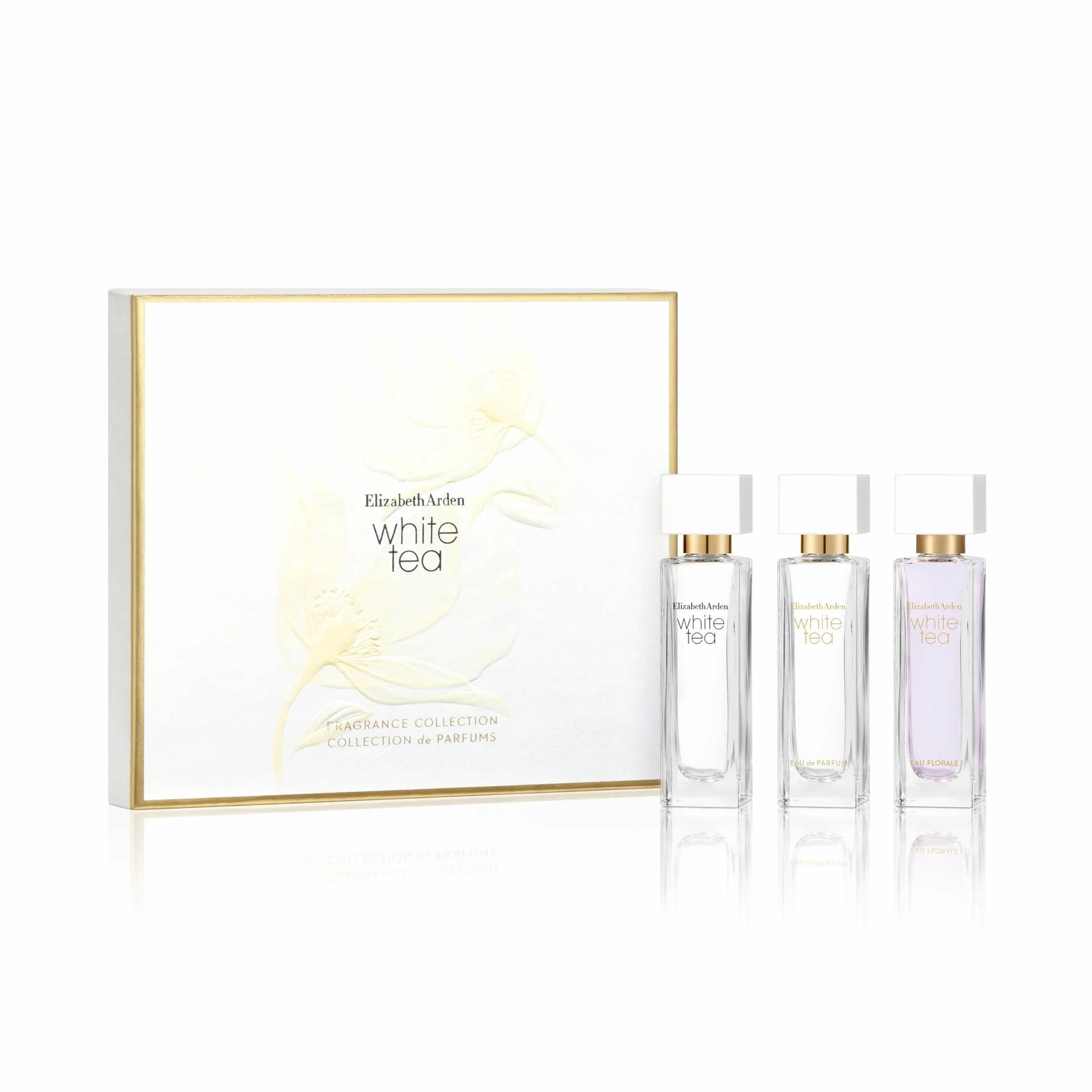 Elizabeth Arden White Tea zestaw upominkowy, kwiatowy i żywy zapach, 3 miniaturki po 10 ml, prezent dla kobiet