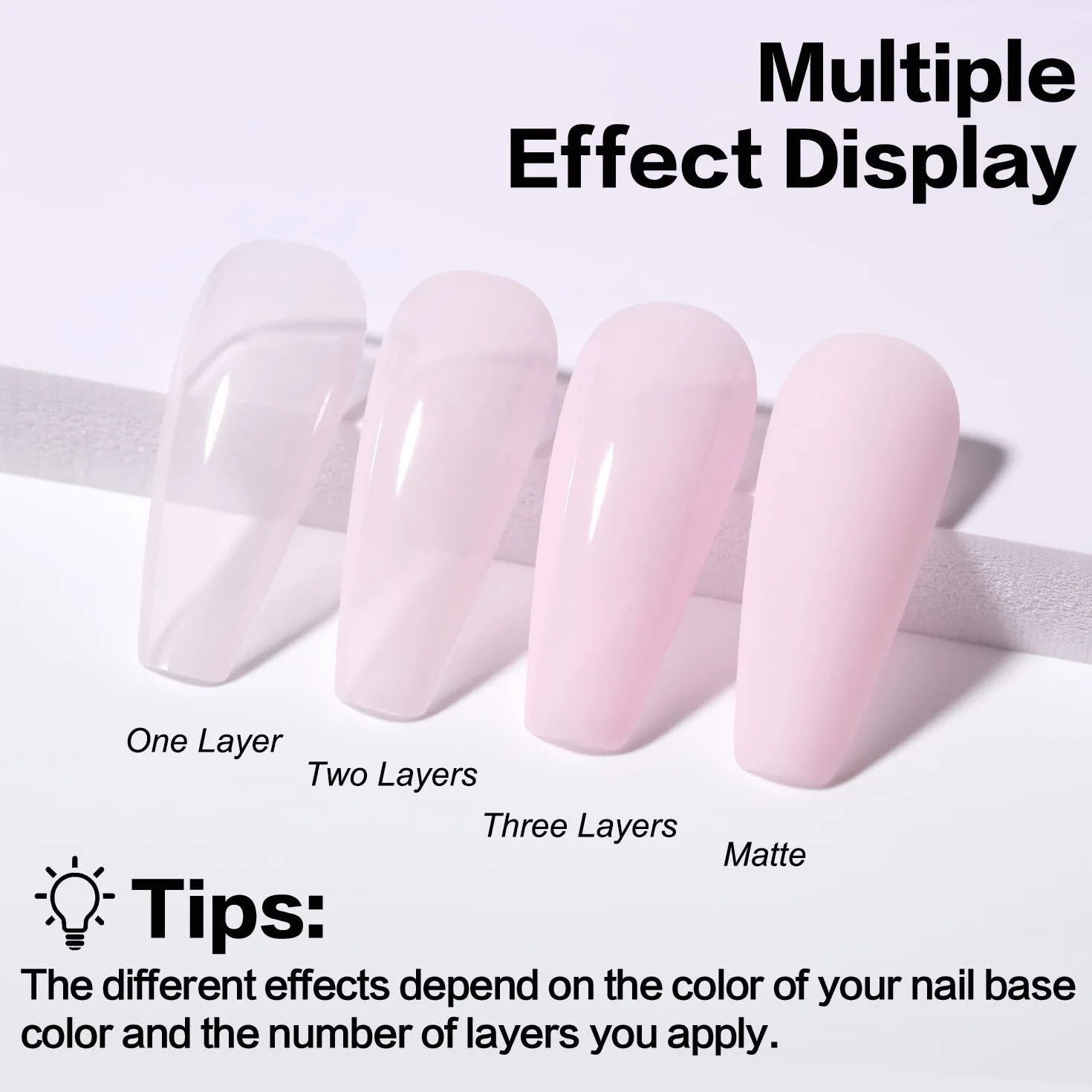 AIMEILI Rubber Base Gel Baza Kauczukowa Rubber Base Coat UV/LED Soak Off Żelowy Lakier do Paznokci Manicure - (444) 10ml
