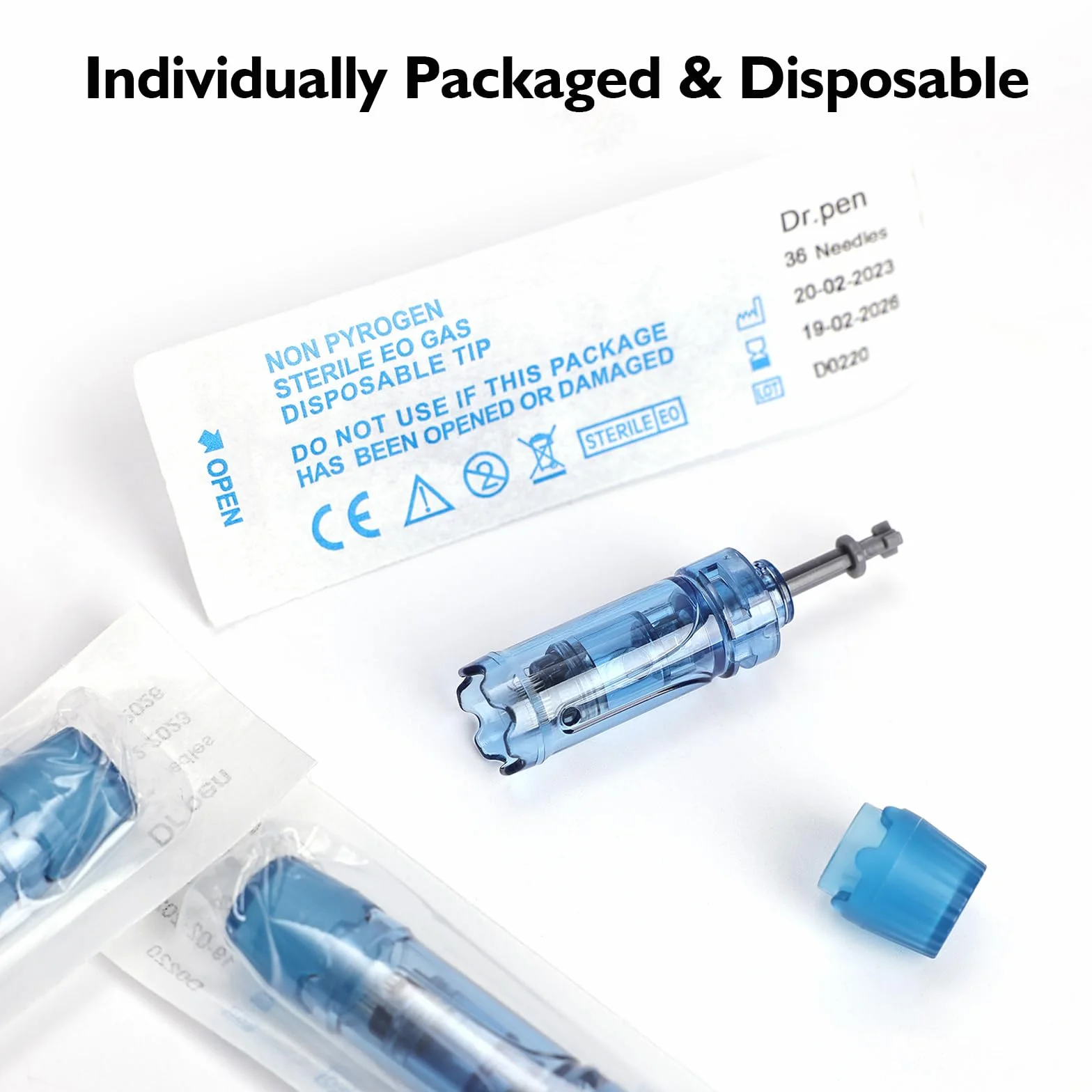 20 szt. wkładów do mikronigiełków zamiennych do Dr.pen M8S A8S A9, jednorazowe igły do mikronigiełkowania (36 pinów, 20 szt.)