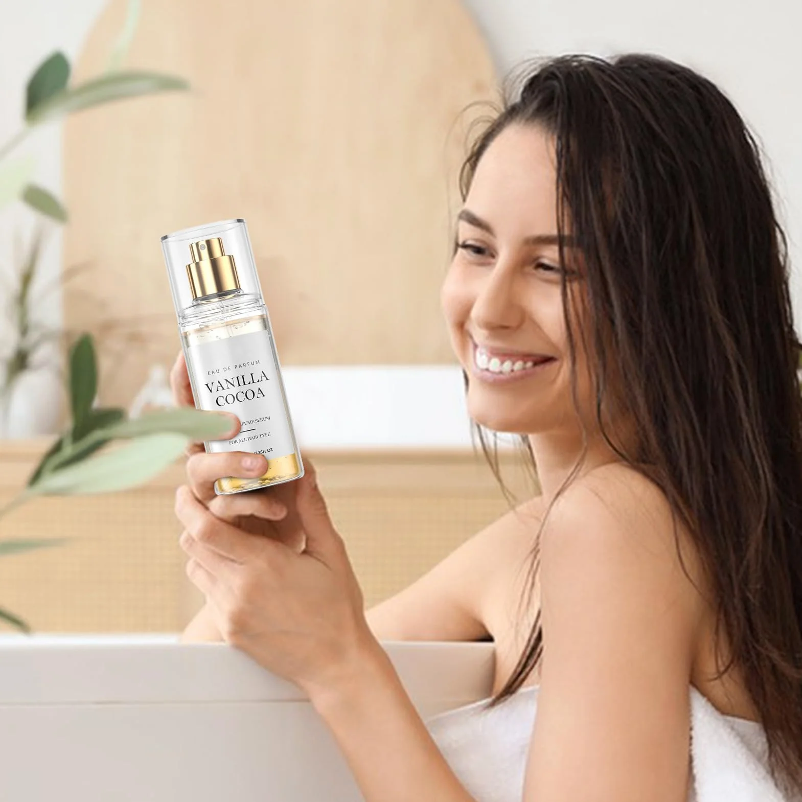 Perfumy do włosów, pielęgnujące, zapach – długo utrzymujący się zapach w sprayu dla kobiet, nastolatków, w podróży, na lato
