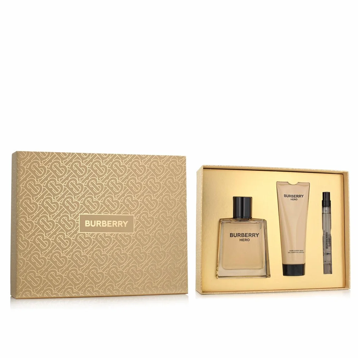 Burberry Hero EDT zestaw perfum męskich 3-częściowy