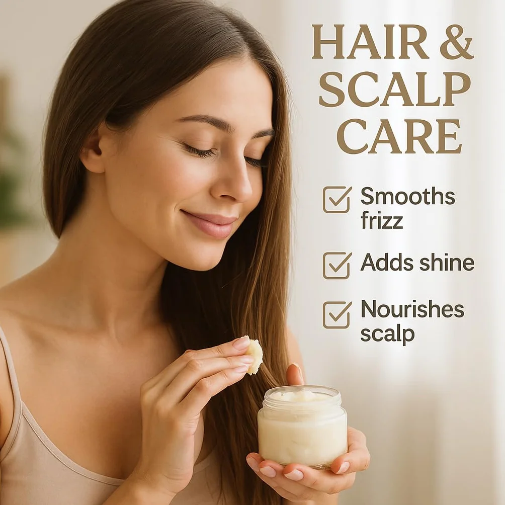 Masło shea 100% czyste nierafinowane naturalne karite 1000 g