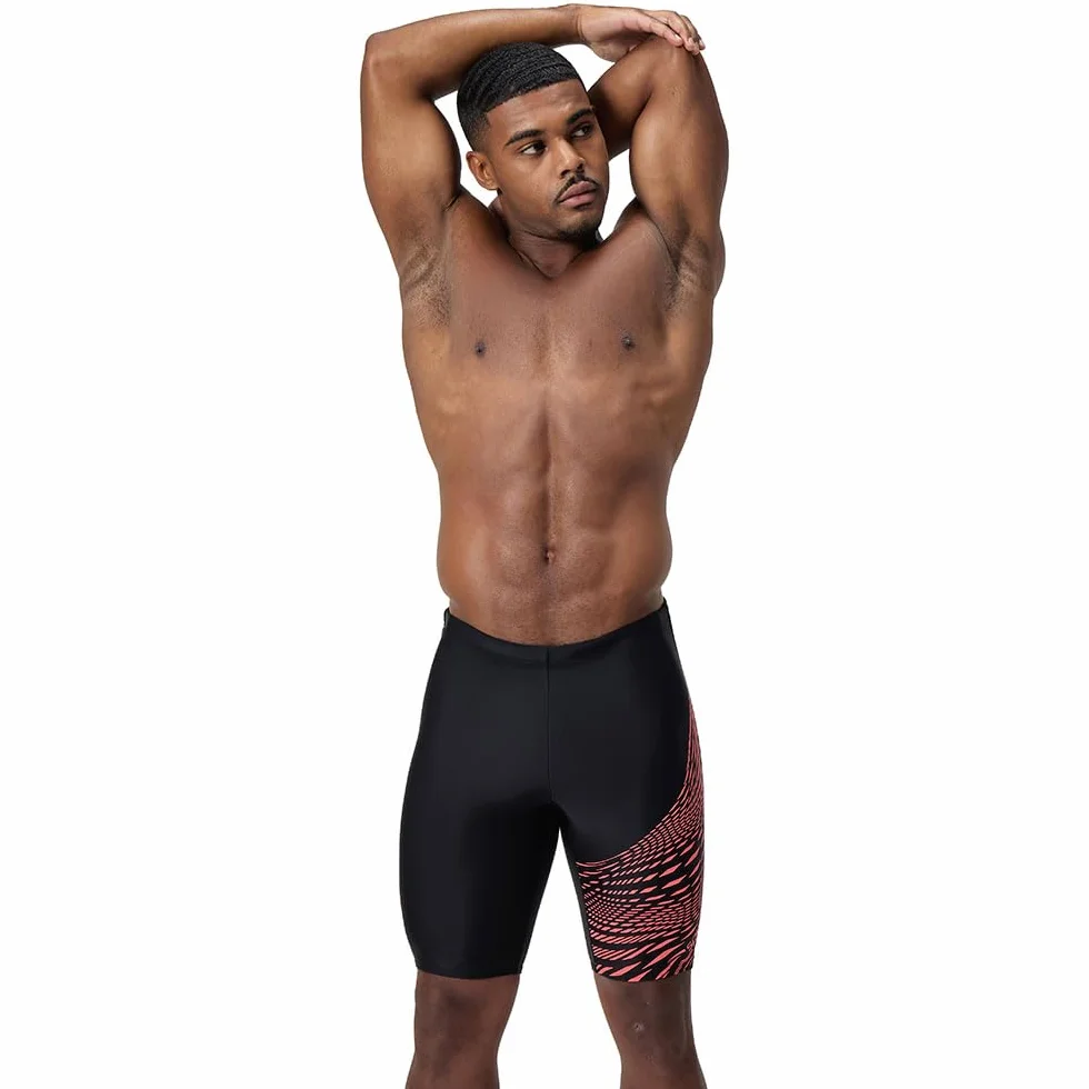 Speedo Męskie spodnie do pływania Gala z logo, do treningu pływania, zaawansowany materiał, sportowy design, odzież do pływania (1 opakowanie)