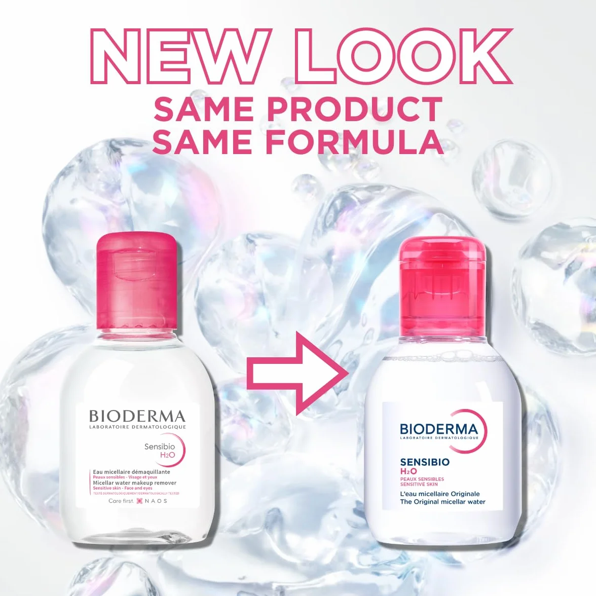 BIODERMA Sensibio H2O roztwór czyszczący 100 ml