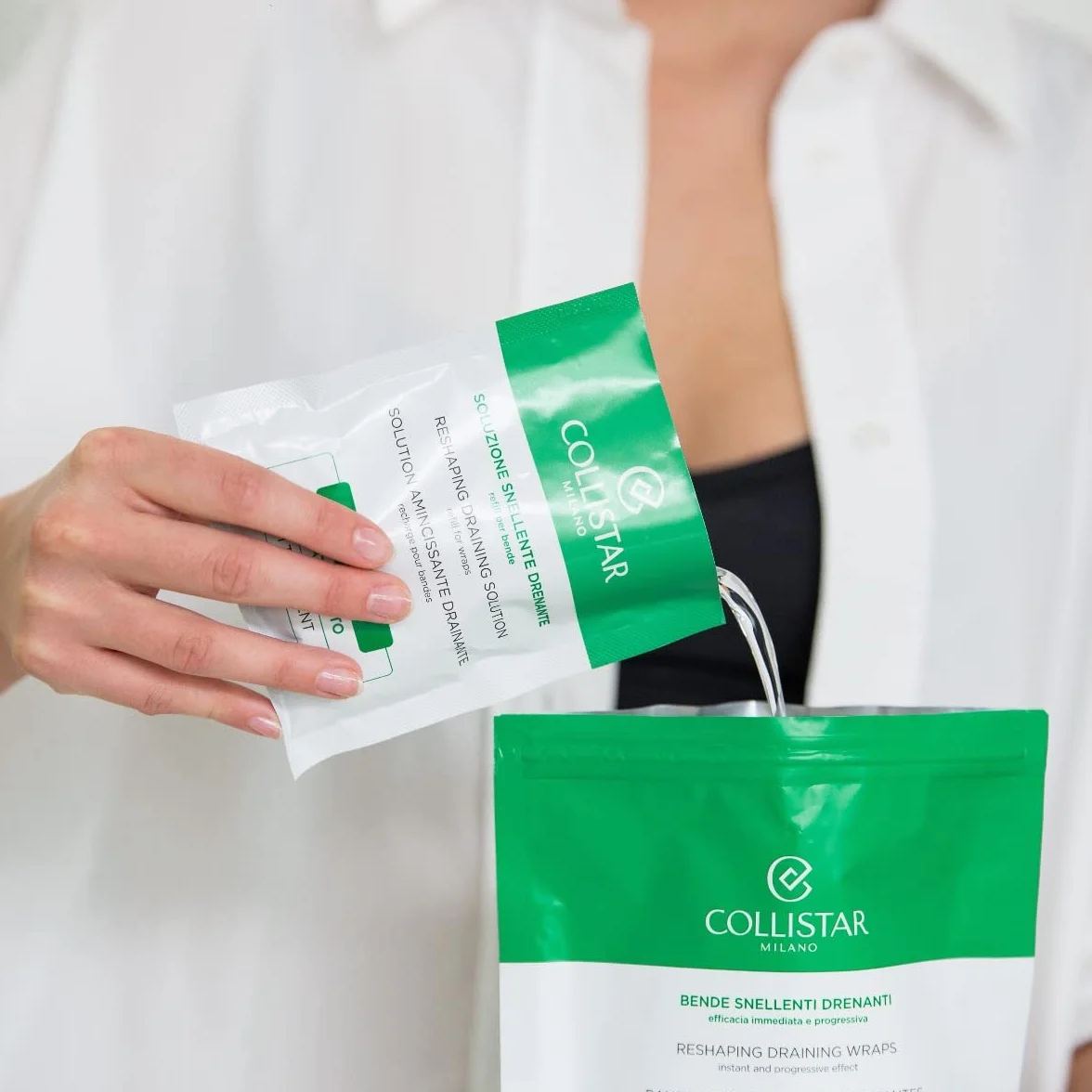 Collistar Soluzione Snellente Drenante Refill Per Bende - 4 Trattamenti