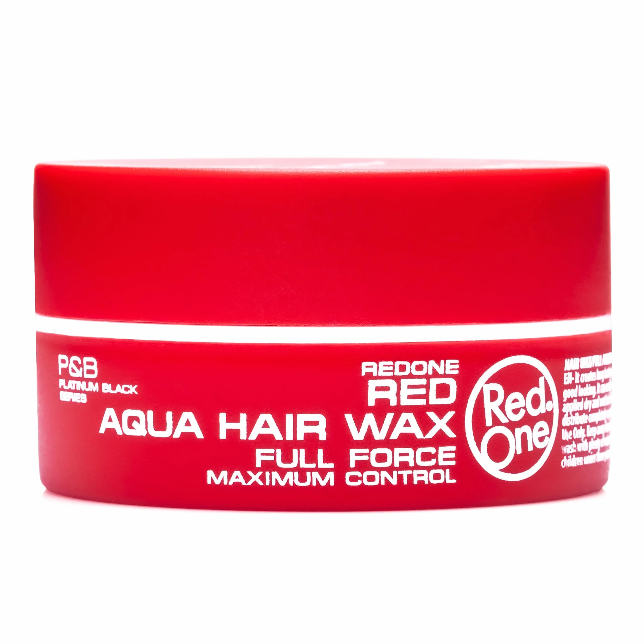 RedOne Wodny wosk do włosów czerwony 150 ml | kontrola krawędzi | ultra przyczepność | wosk do włosów dla mężczyzn i kobiet | zapach truskawek | maksymalna kontrola