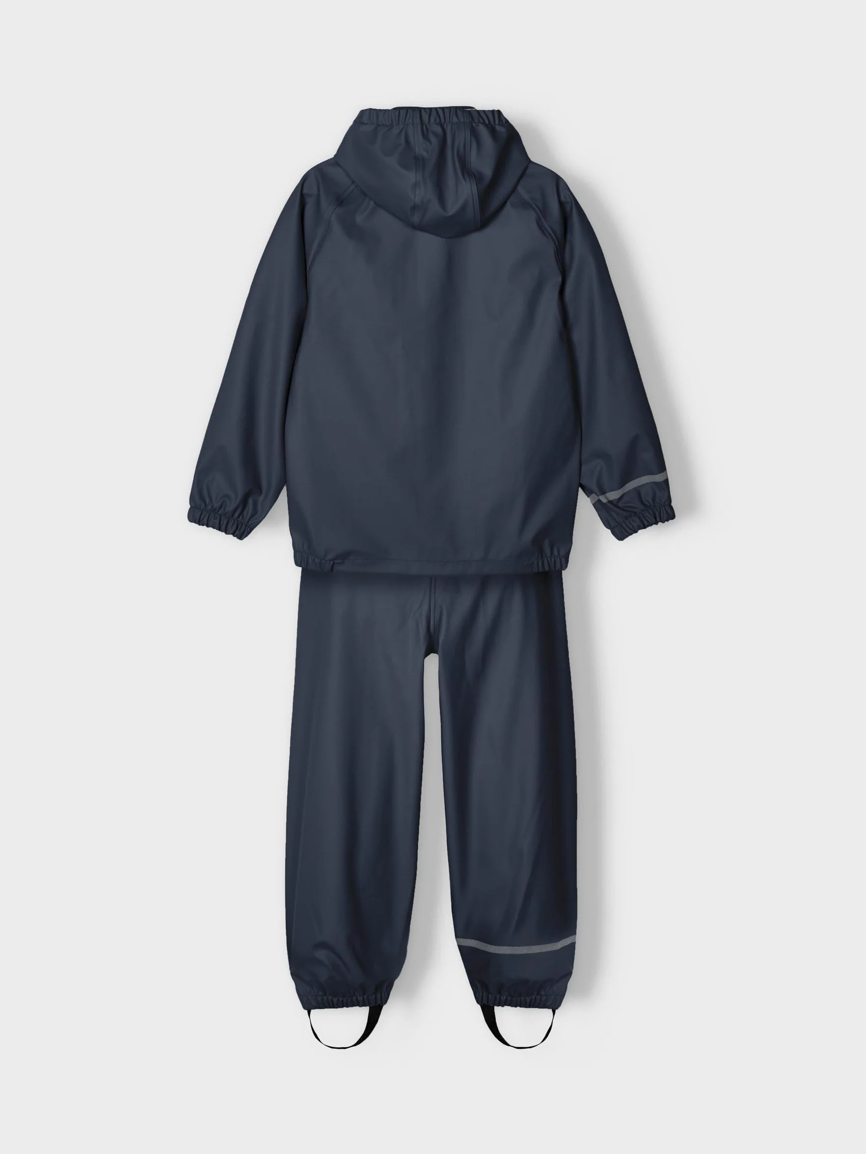 NAME IT Nkndry Rain Set Noos Zestaw Przeciwdeszczowy Uniseks, Niebieski (Dark Sapphire), 92