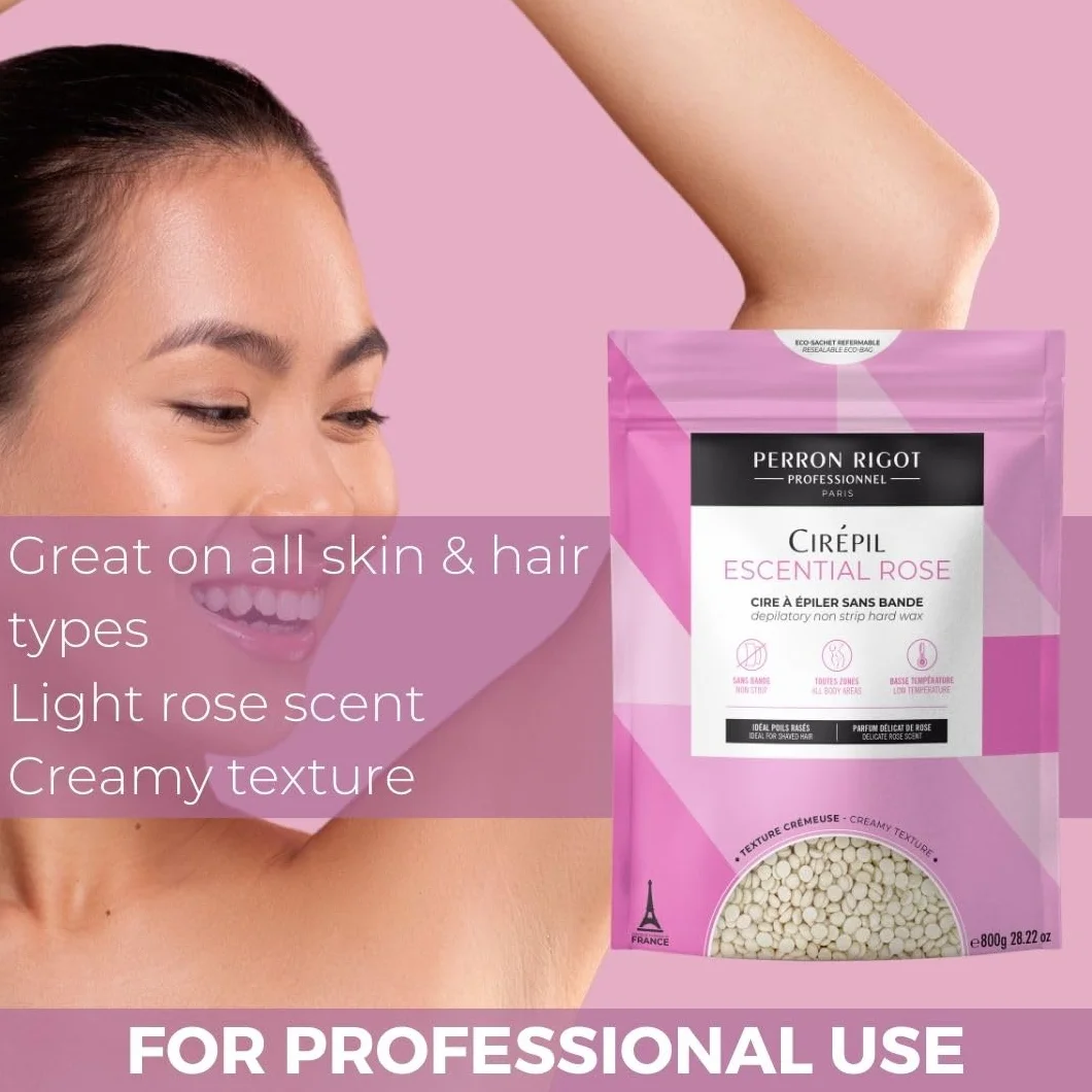 Cirepil Escential Rose 160588107 Wosk do Depilacji, 805 g