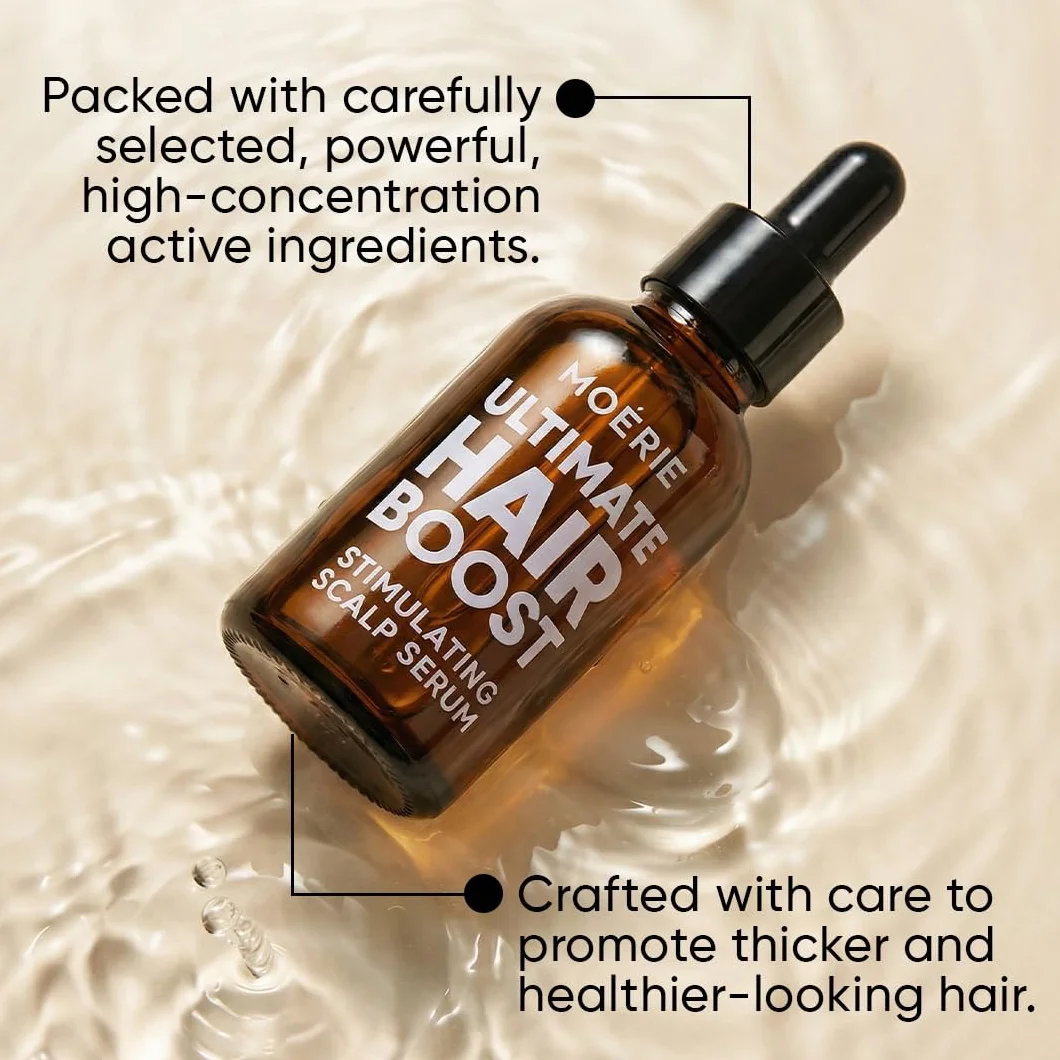 MOERIE Serum do wzrostu i pogrubienia włosów Naturalna alternatywa przeciw wypadaniu i uszlachetnianiu włosów - 50 ml