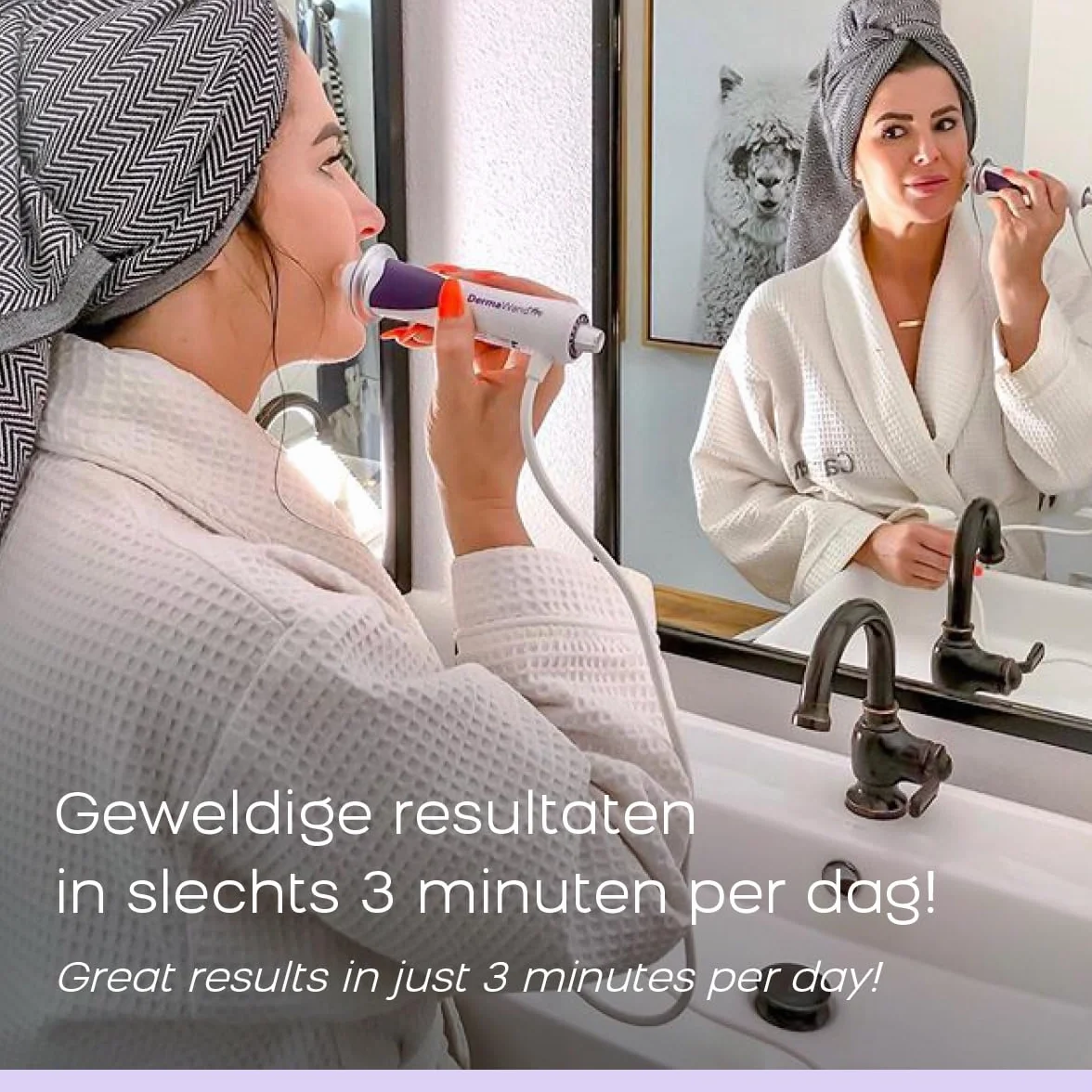 DermaWand Pro – profesjonalne urządzenie do pielęgnacji wysokiej częstotliwości | redukcja zmarszczek, ujędrnienie i połysk cery | + 50% wydajności
