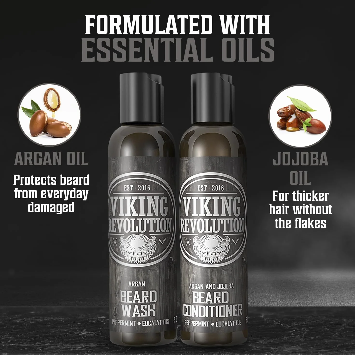 Viking Revolution Beard Care Conditioner Kit