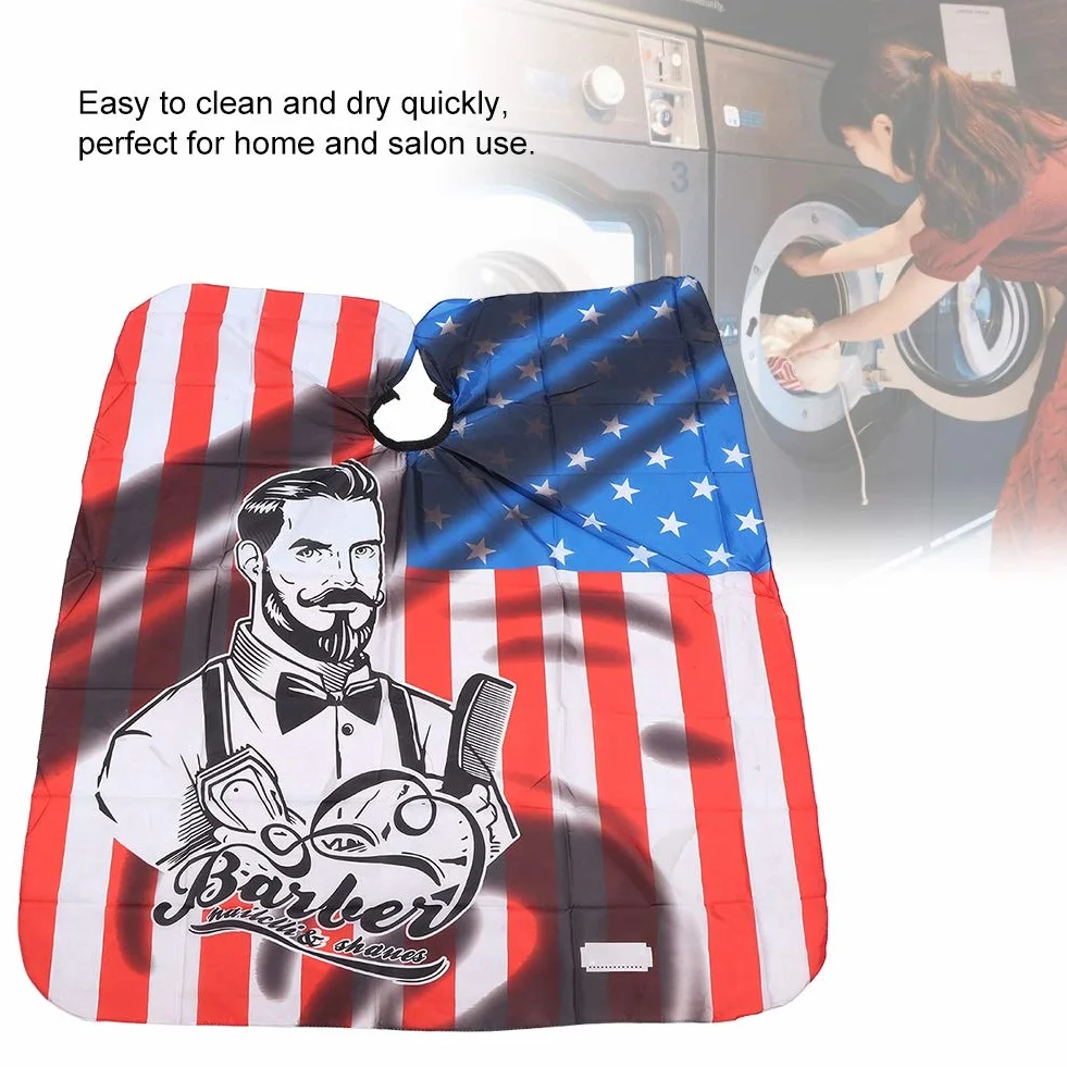 Fartuch salonowy, profesjonalny płaszcz fryzjerski Anti-Stick Haircut Fabric Wodoodporny płaszcz do włosów do fryzur, farb do włosów i trwałej ondulacji