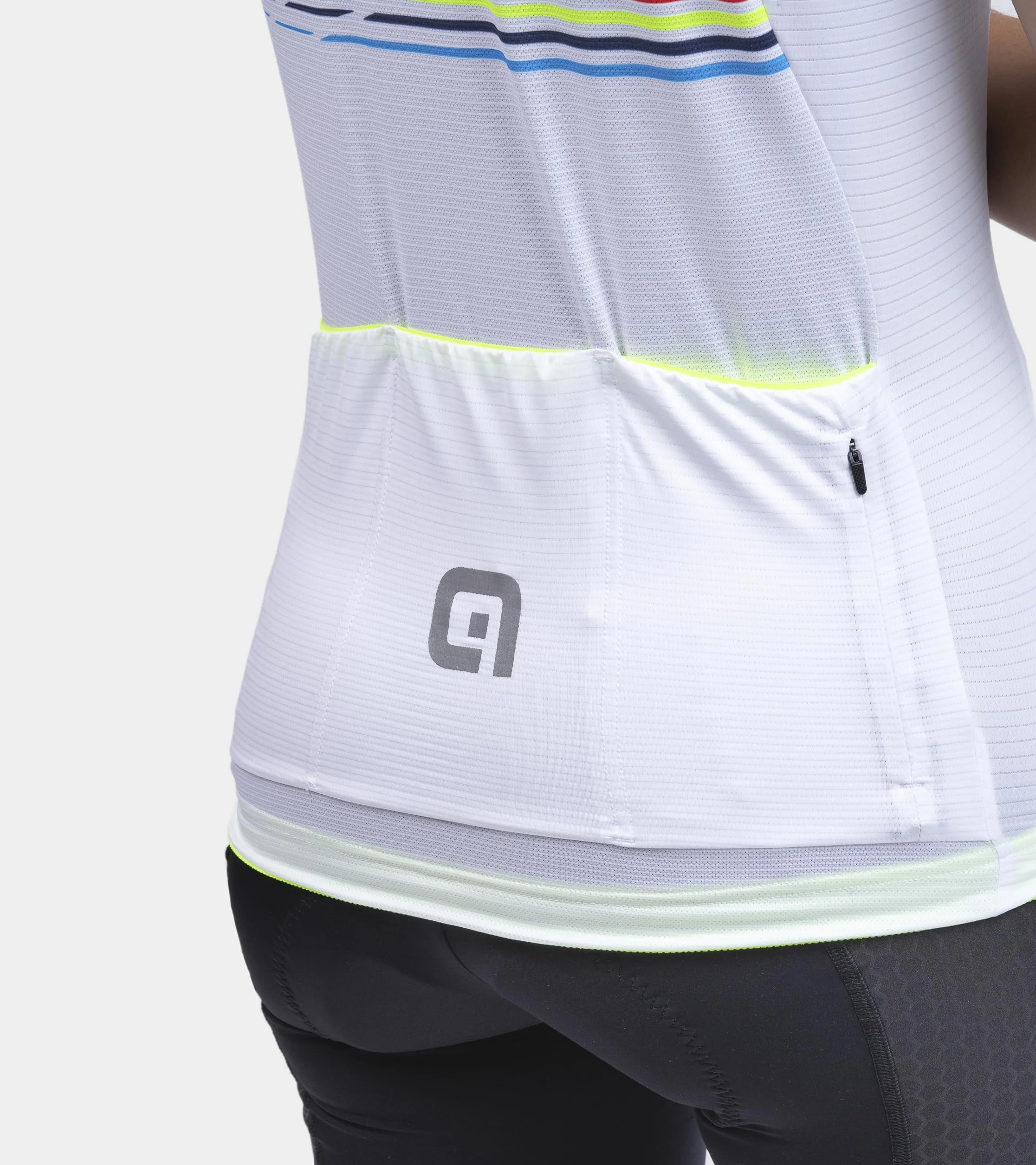 Alé Cycling damska koszulka z krótkim rękawem z logo PRS, biała, L
