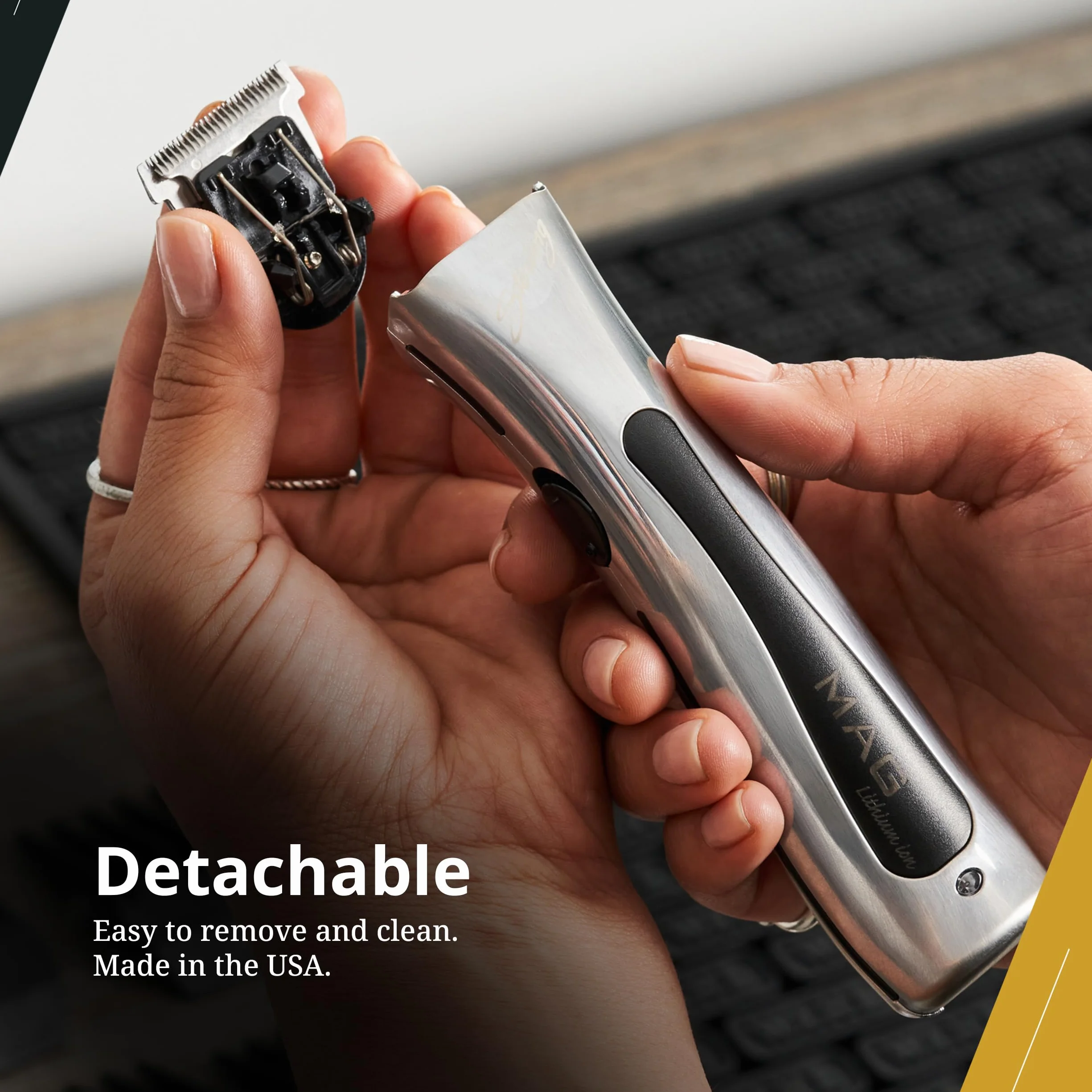 WAHL Professional Detachable Replacement Blade #2111 Fits Echo, Beret, MAG and Sterling 4 Trimmer Models