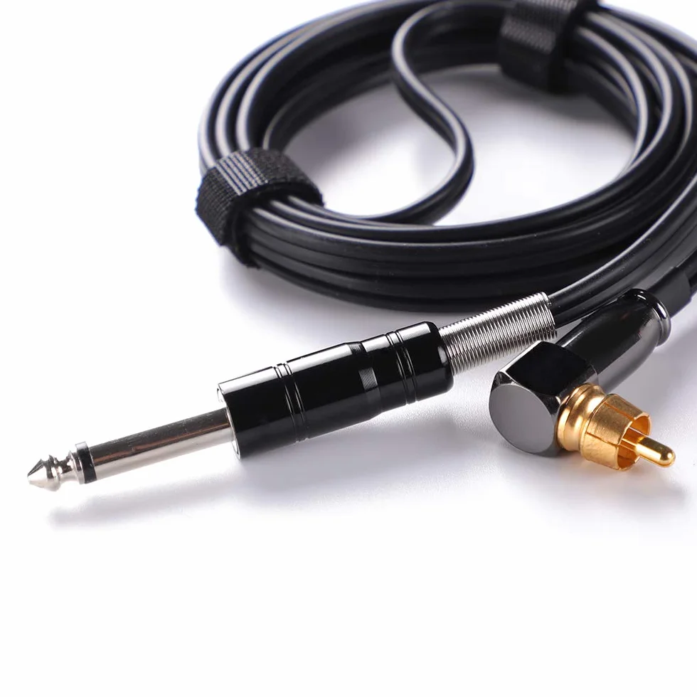 Hawink Rotary Tattoo Machine Pen Spare Power Cord RCA (czarne)