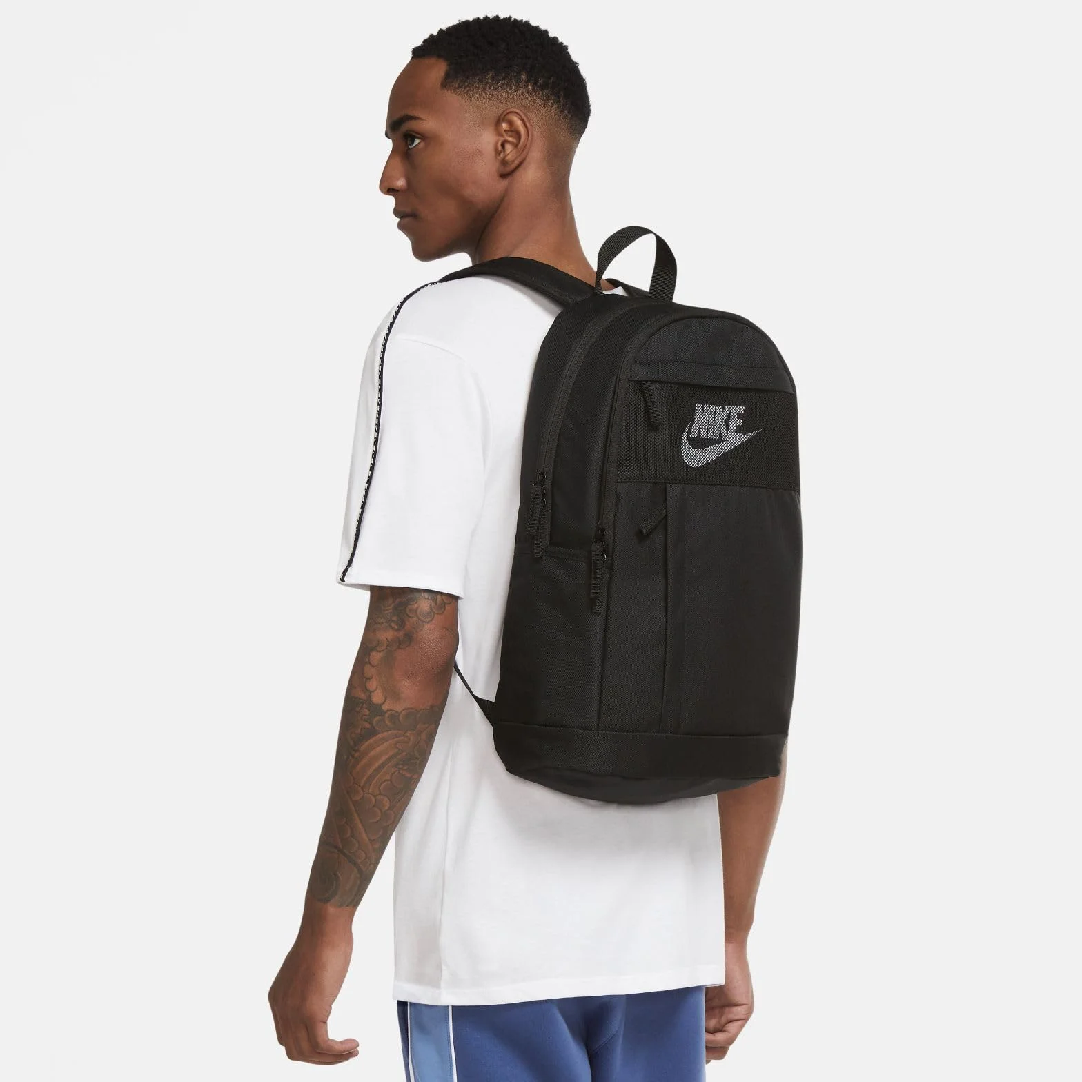 NIKE Plecak unisex Elemental (opakowanie 1), czarny/biały, Misc, podstawowy/aktywny, Czarny/Biały, Misc, Podstawowy/aktywny