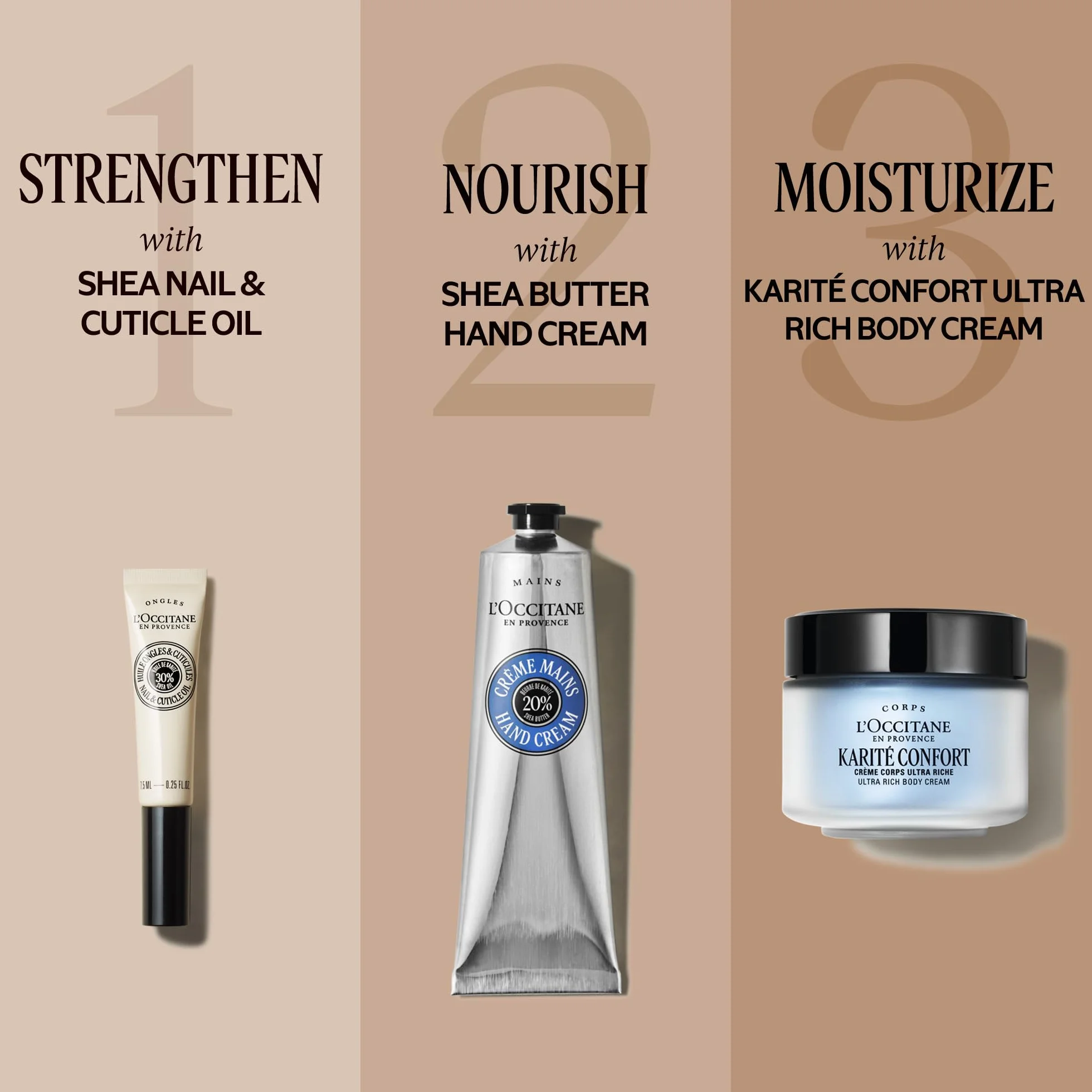 L'OCCITANE - Krem do rąk Shea, 150 ml, sucha skóra, wyprodukowano we Francji