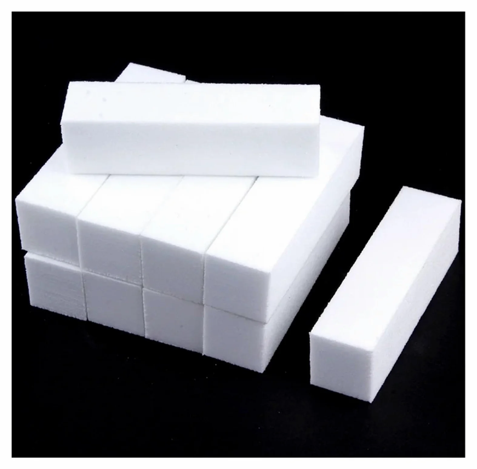 10/20/50 szt. Profesjonalny bufor do paznokci pilnik blokowy Manicure Pedicure szlifowanie gąbka polerska narzędzia zdobienia(20pcs White)