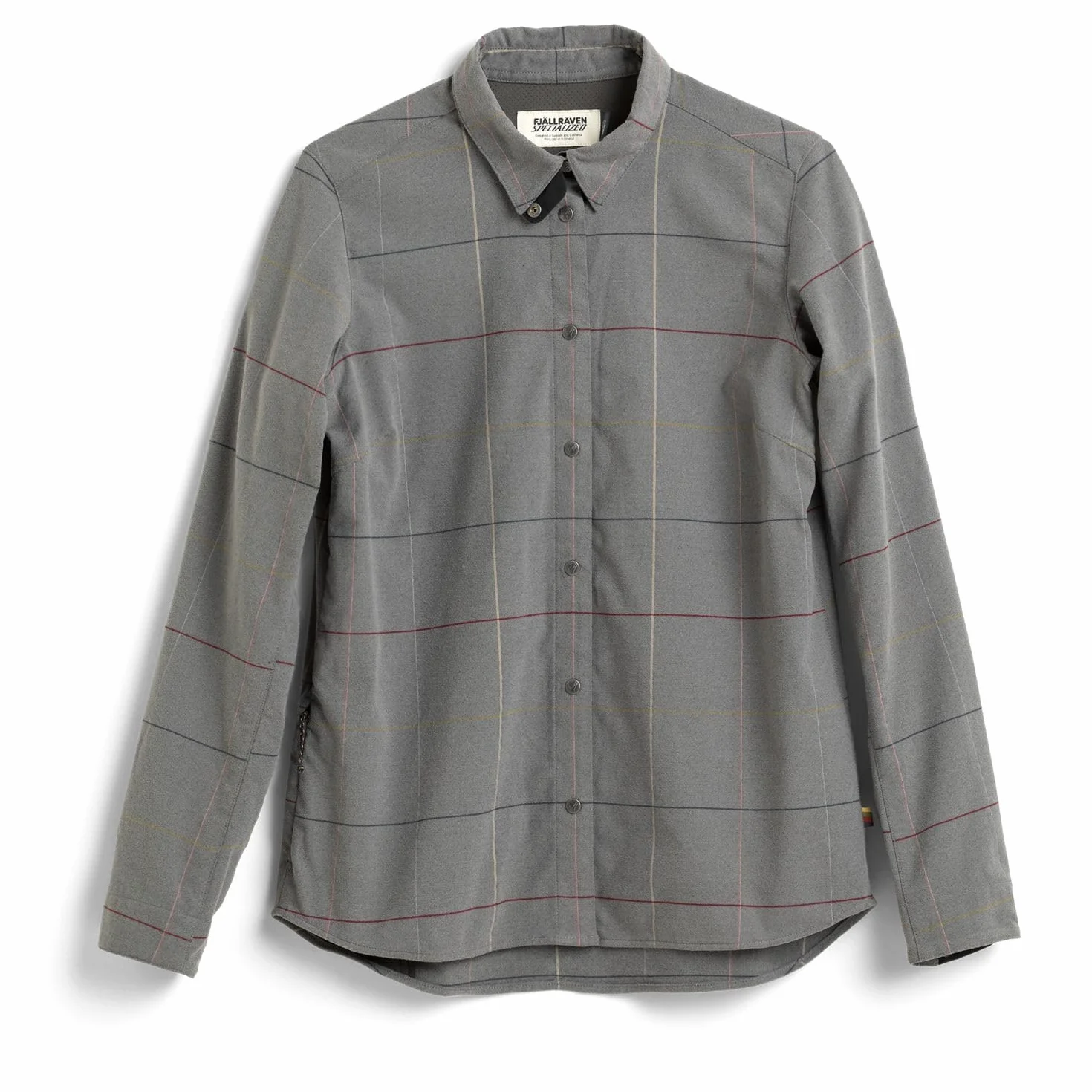 Fjällräven Rider's damska koszula flanelowa LS, Grey Flag Window, XXS, Okno z szarą flagą, XXS