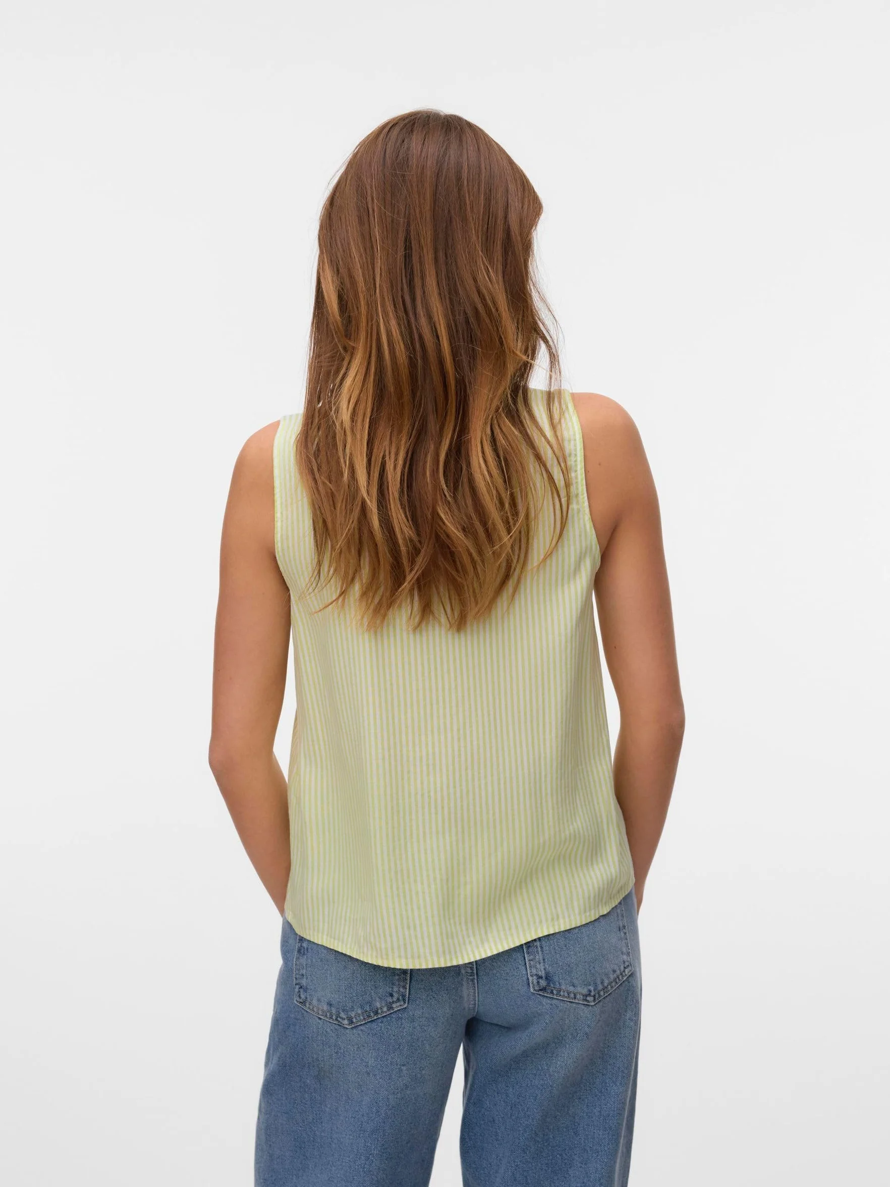 Vmbumpy Sl Shirt WVN Ga Noos, SHADOW LIME, L