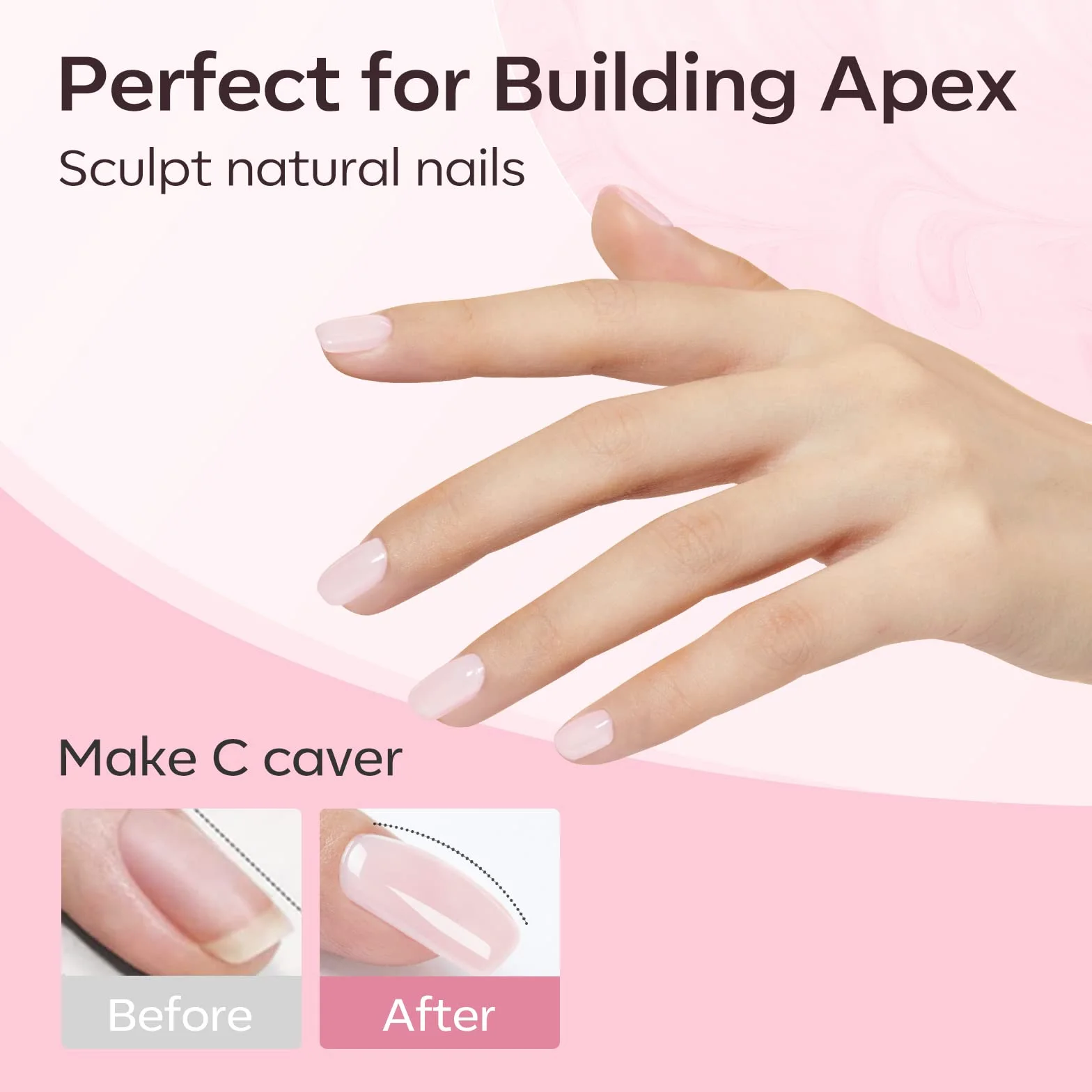 modelones 8 w 1 żel do Budowy Paznokci UV, Zestaw Gummy Base Pose Americaine, Półtrwały Lakier Hybrydowy UV, Kapsułki i Przedłużki do Manicure