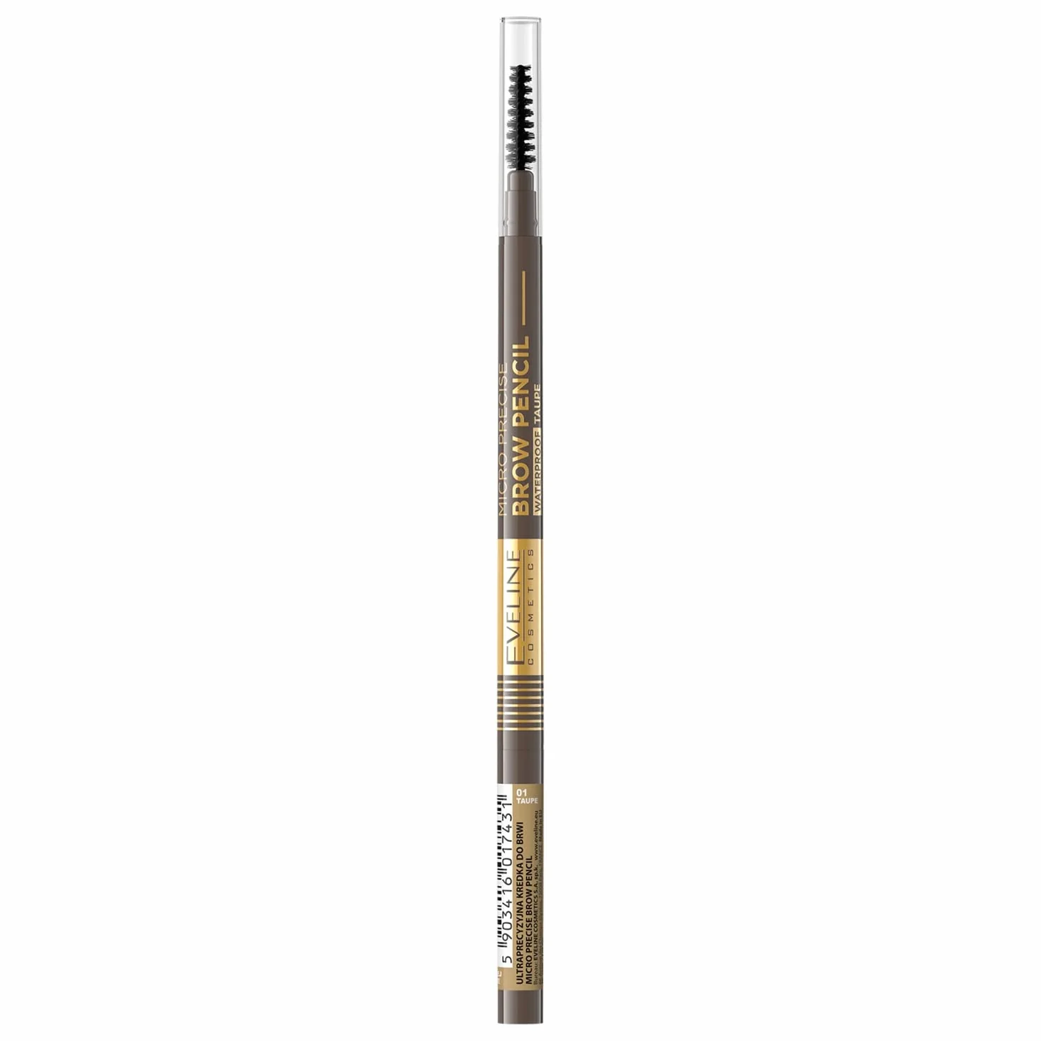 Eveline Cosmetics Micro Precision Ultraprecyzyjna kredka do do brwi, nr 01 Taupe