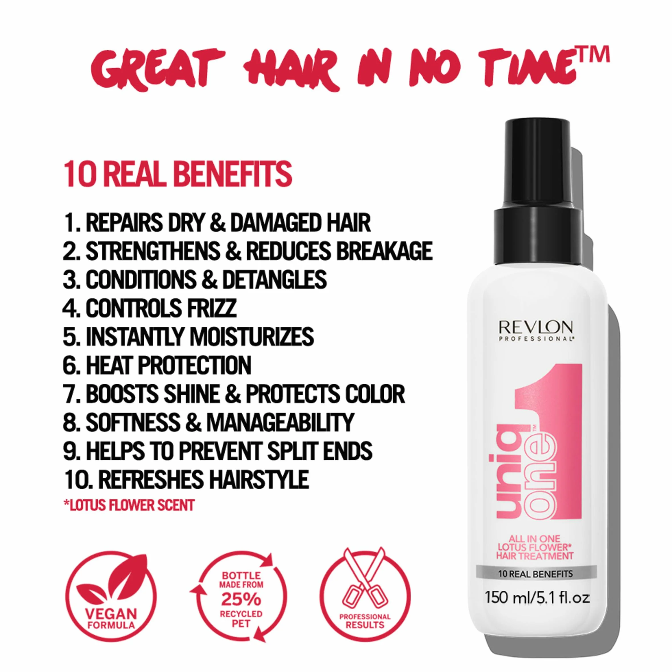 REVLON PROFESSIONAL UniqOne Pielęgnacja włosów Kwiat lotosu