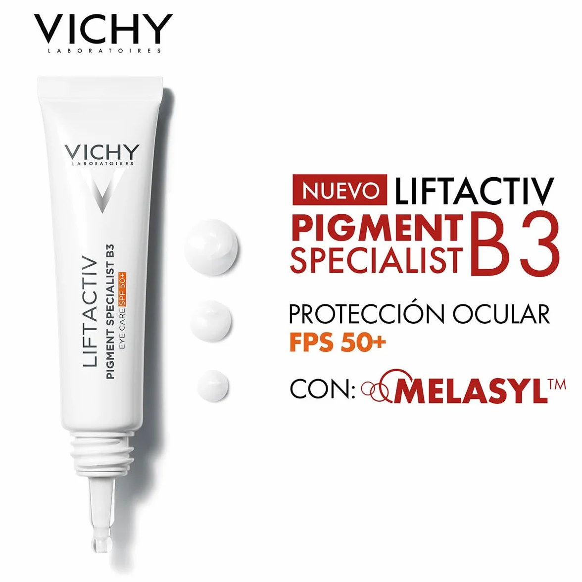 Vichy Liftactiv Pigment Specialist B3 LSF50+ krem pod oczy przeciw przebarwieniom 15 ml