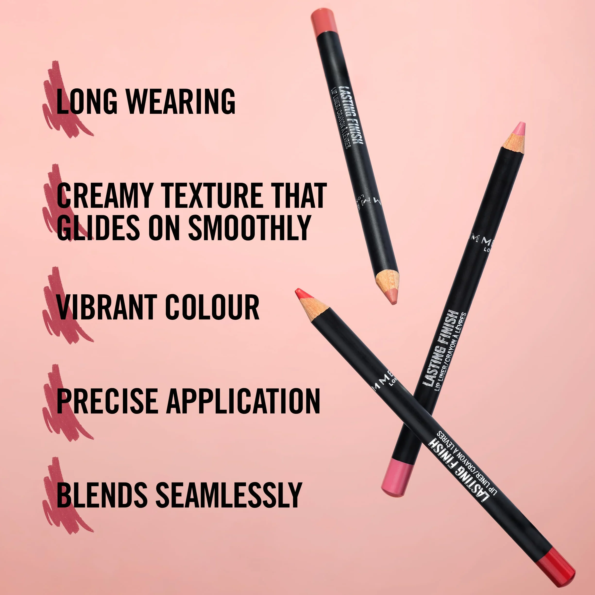 Rimmel London Lasting Finish Konturówka do Ust, 725 Tiramisu, 4 g