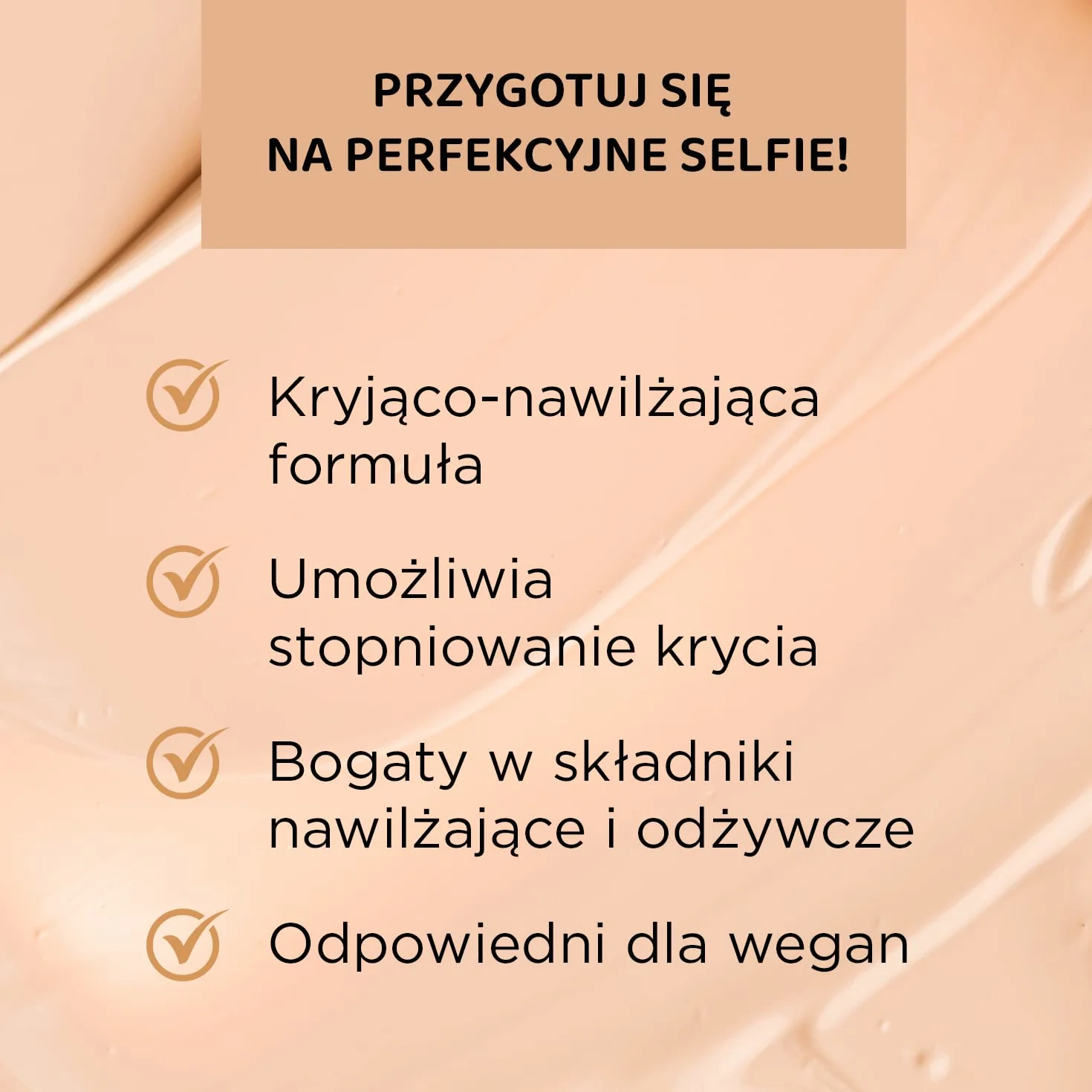 Eveline Cosmetics Selfie Time Kryjąco-nawilżający podkład & korektor - No 06 honey