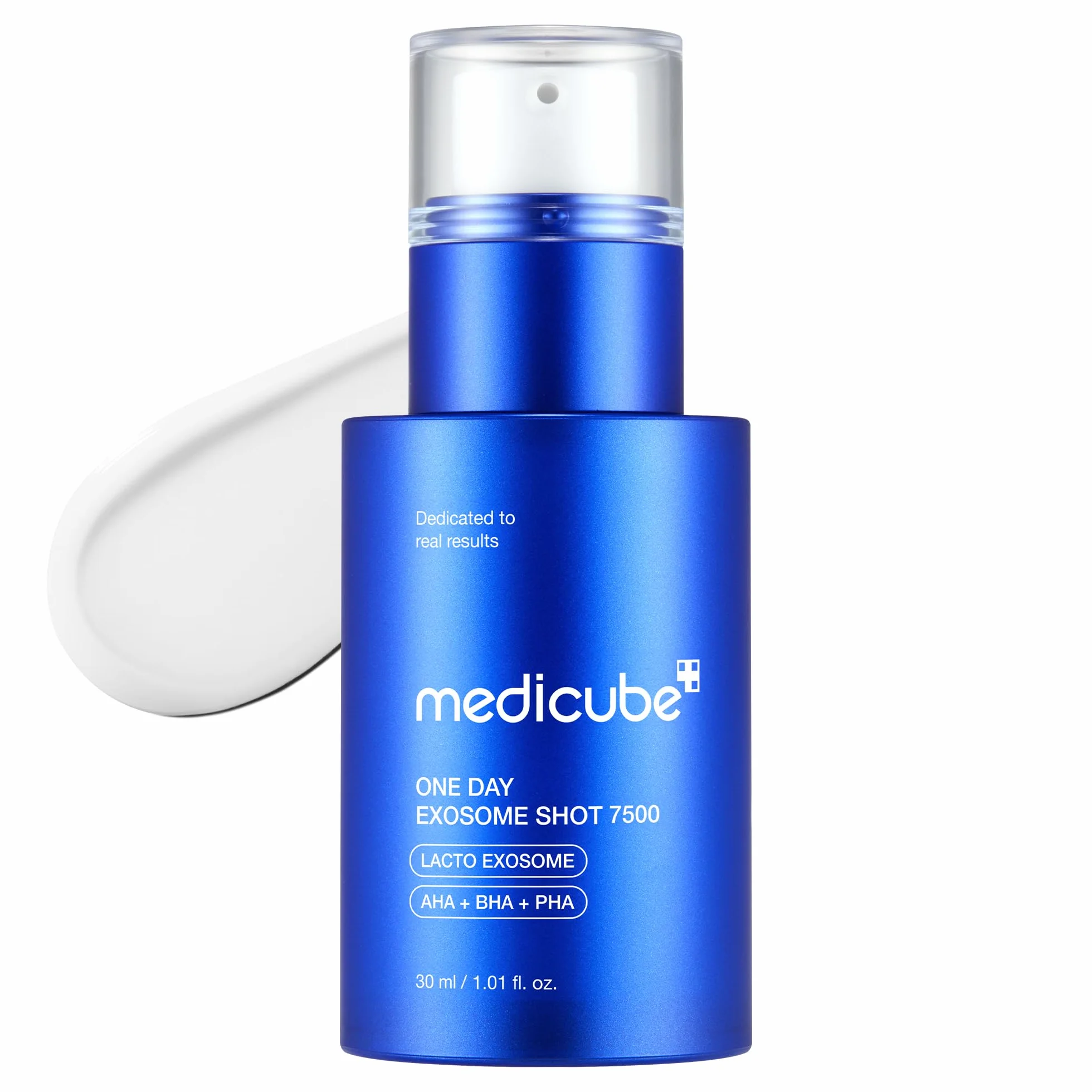 medicube Zero Exosome Shot 7.500 ppm Spicule serum do twarzy Liquid Skin Booster serum do twarzy, egzosomy, pielęgnacja porów Aha Bha Pha, martwe komórki skóry, 1,01 fl.Oz