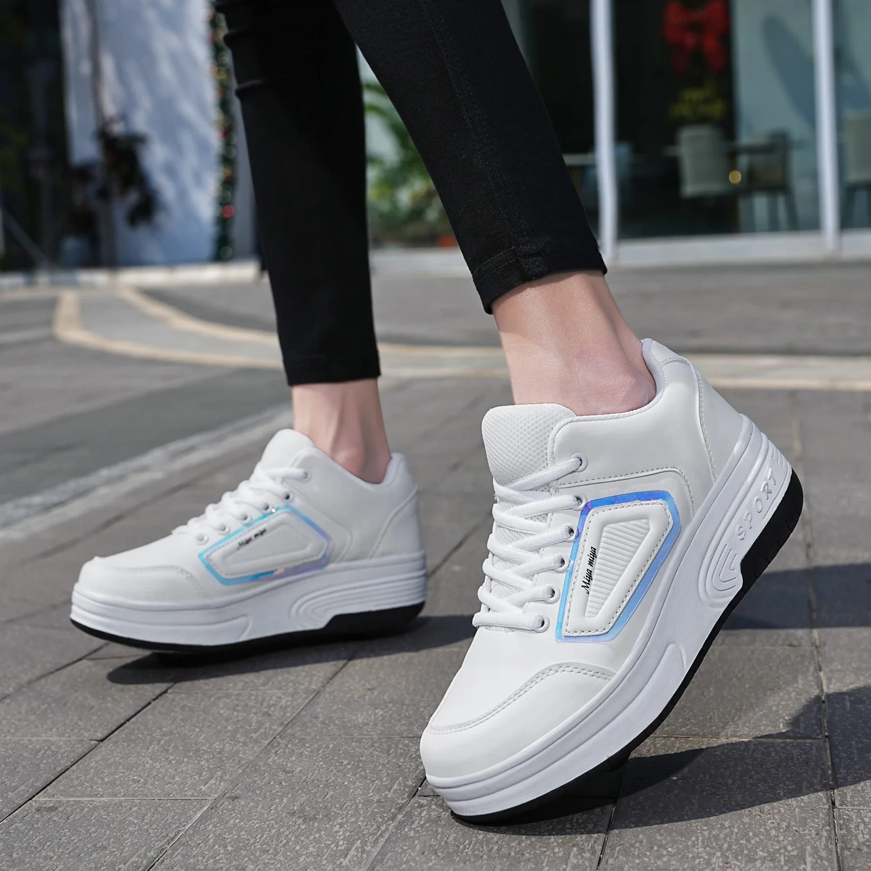 Dzieci Skateboarding Buty Podwójne Koło Buty Outdoor Sportowe Gimnastyka Sneakers Moda Trampki Prezent urodzinowy dla dzieci