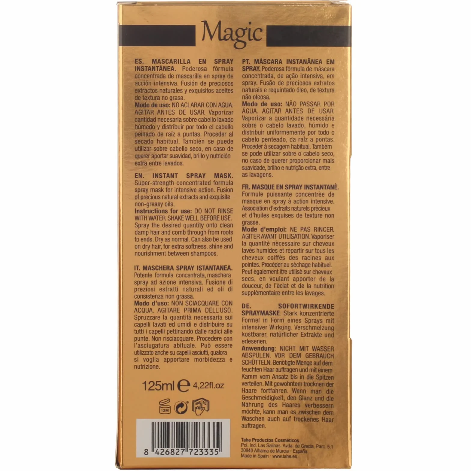 Tahe Magic Instant Maska do Włosów, 125 ml