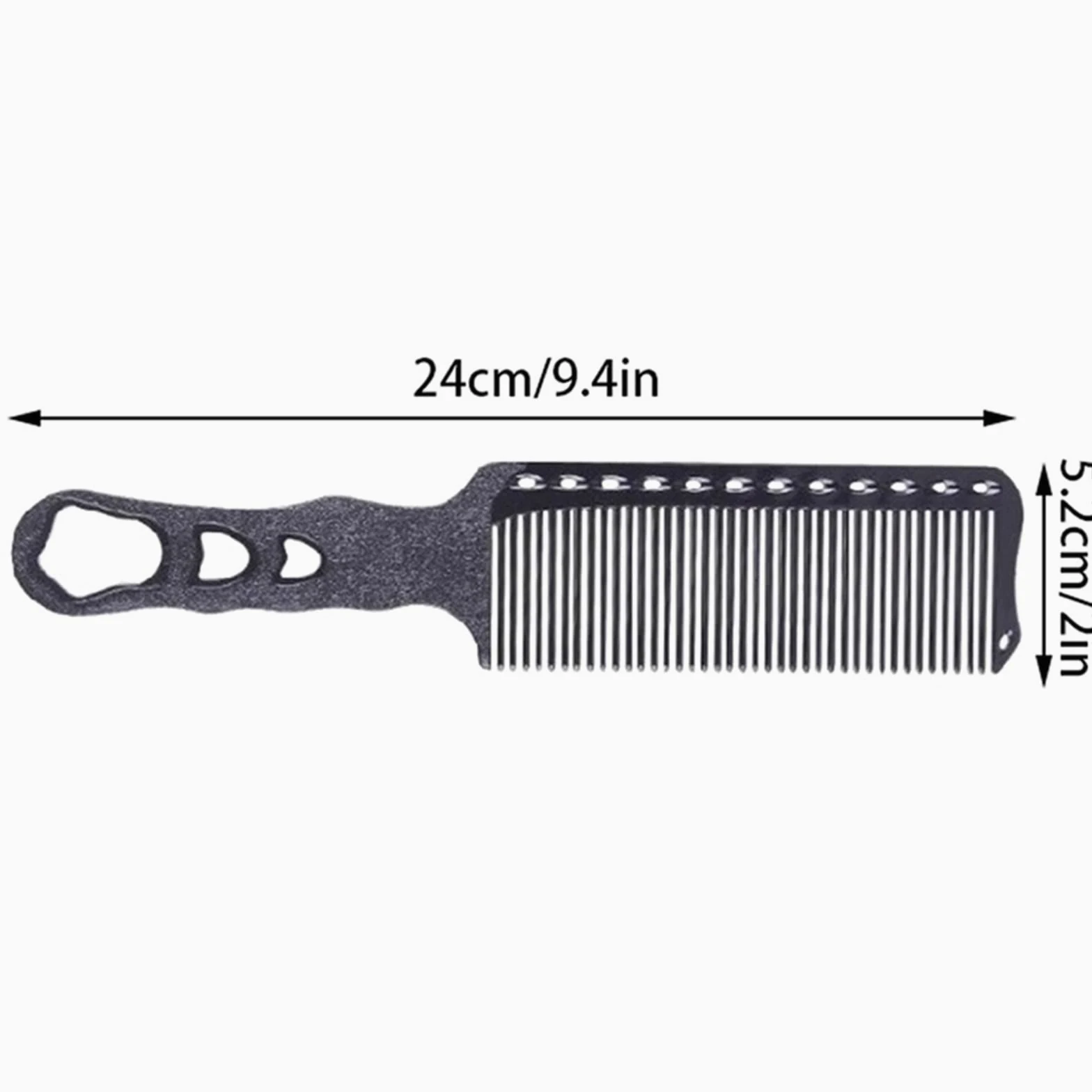 DieffematicSZ Grzebień Plastic Band Handle Comb Household Comb No Static Electricity Straight Hair Comb
