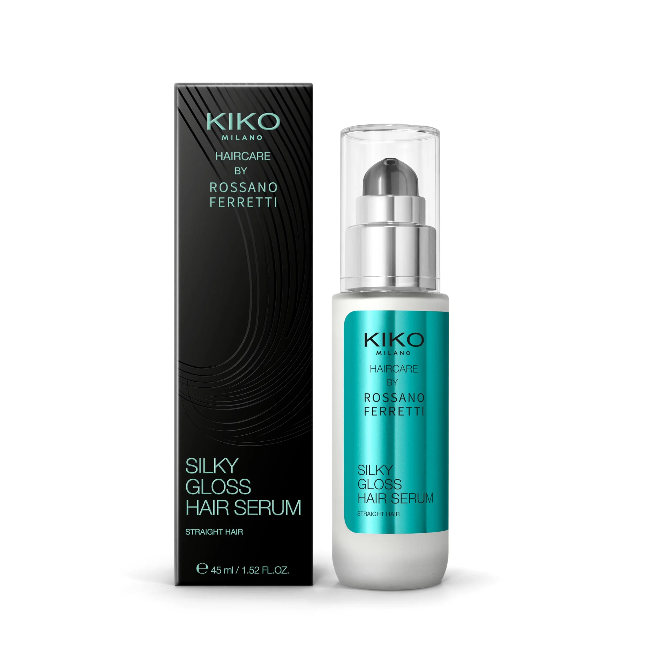 KIKO Milano Silky Gloss Hair Serum, Serum Prostujące I Nadające Połysk, O Działaniu Ułatwiającym Rozczesywanie