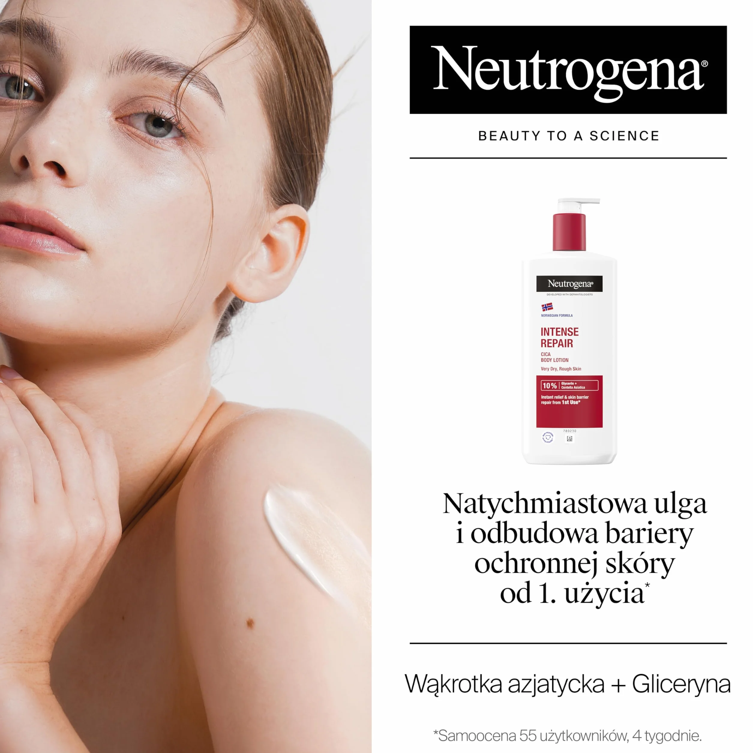 Neutrogena Formuła Norweska Intensywnie Regenerujący Balsam do Ciała z CICA 400ml