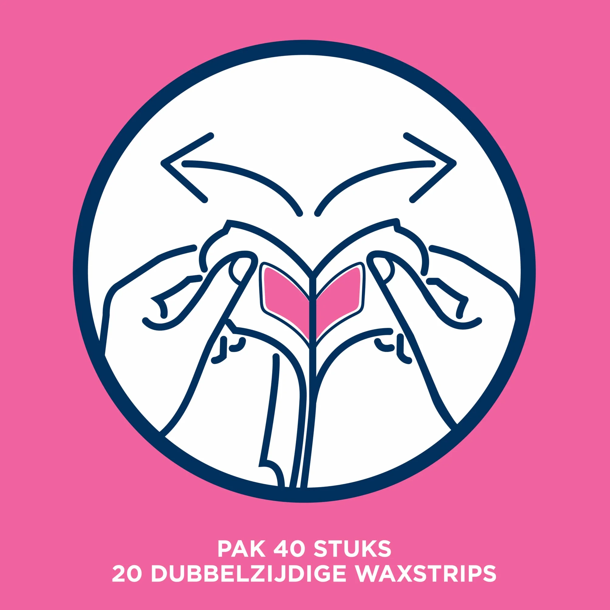 Veet - Easy-Gelwax paski woskowe do skóry wrażliwej – 40 pasków