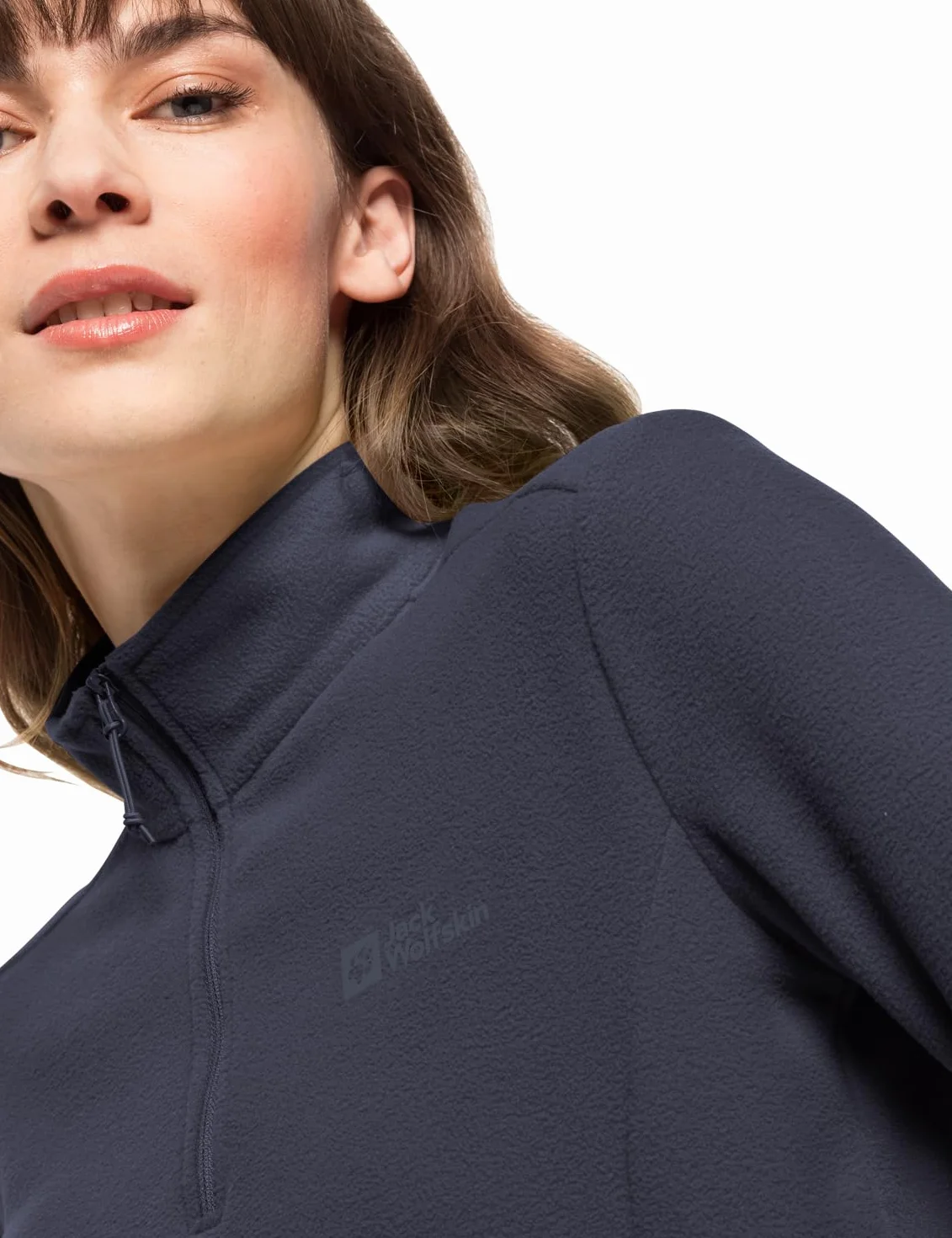 Jack Wolfskin Damski sweter Taunus Hz, grafitowy, S