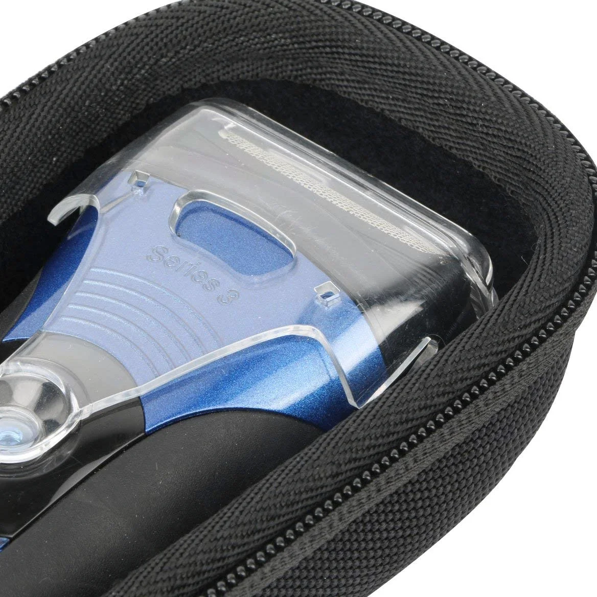 Khanka Twarde etui podróżne do Braun Series 3 340s-4 3090 3030S 3020s Golarka elektryczna, czarny