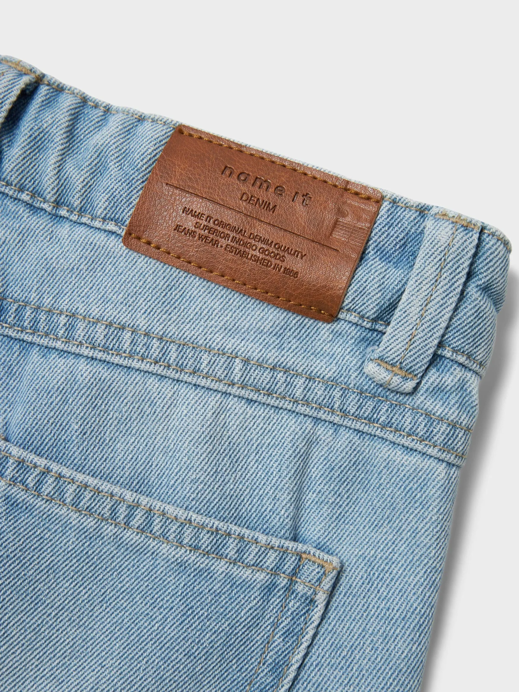 NAME IT Nkfrose Hw Wide Jeans 1411-te Noos - spodnie jeansowe Dziewczynki