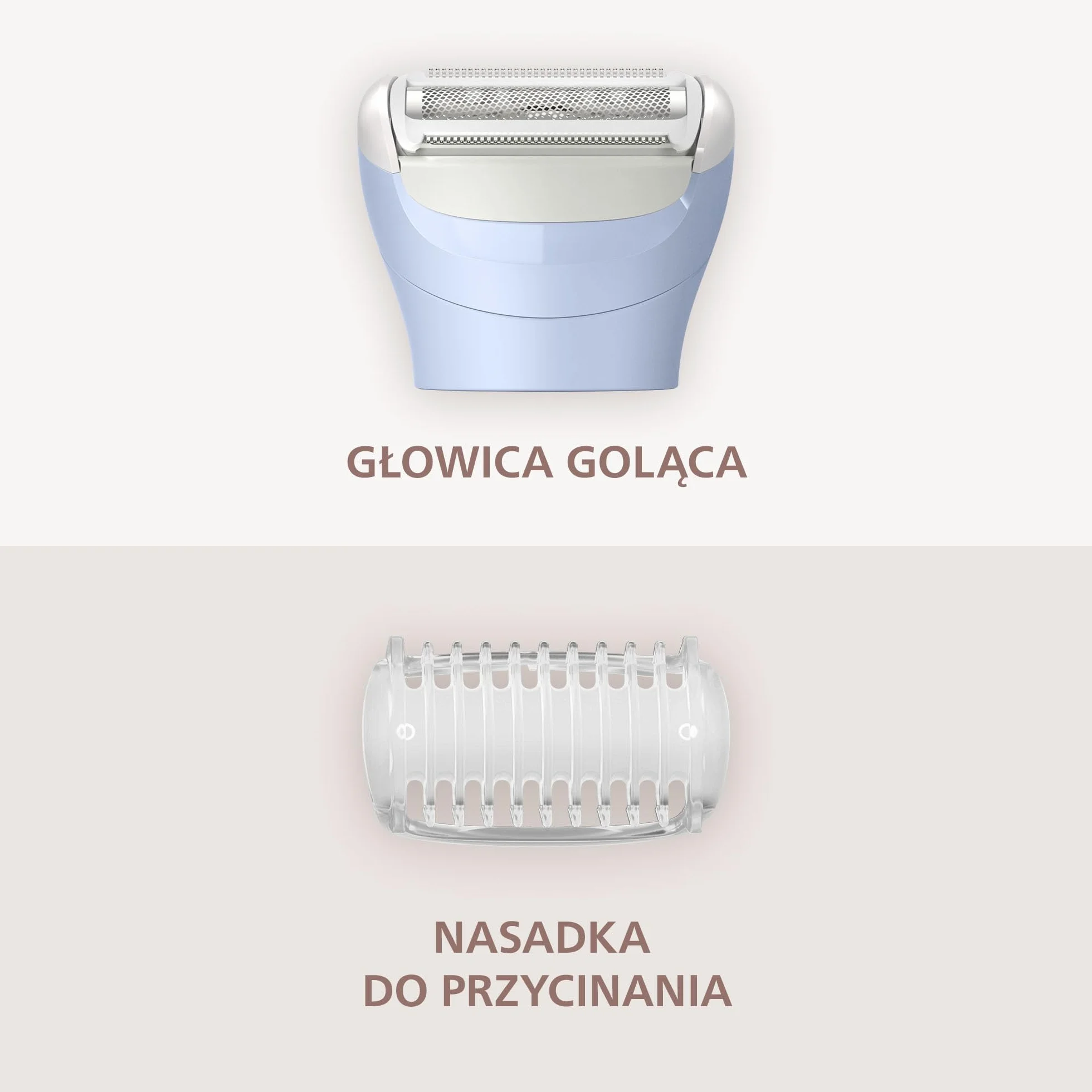 Philips golarka damska serii 6000 – bezprzewodowa, elektryczna golarka do golenia na mokro i sucho, z systemem trzech ostrzy, do nóg i ciała, czas pracy 80 minut, model BRL127/00